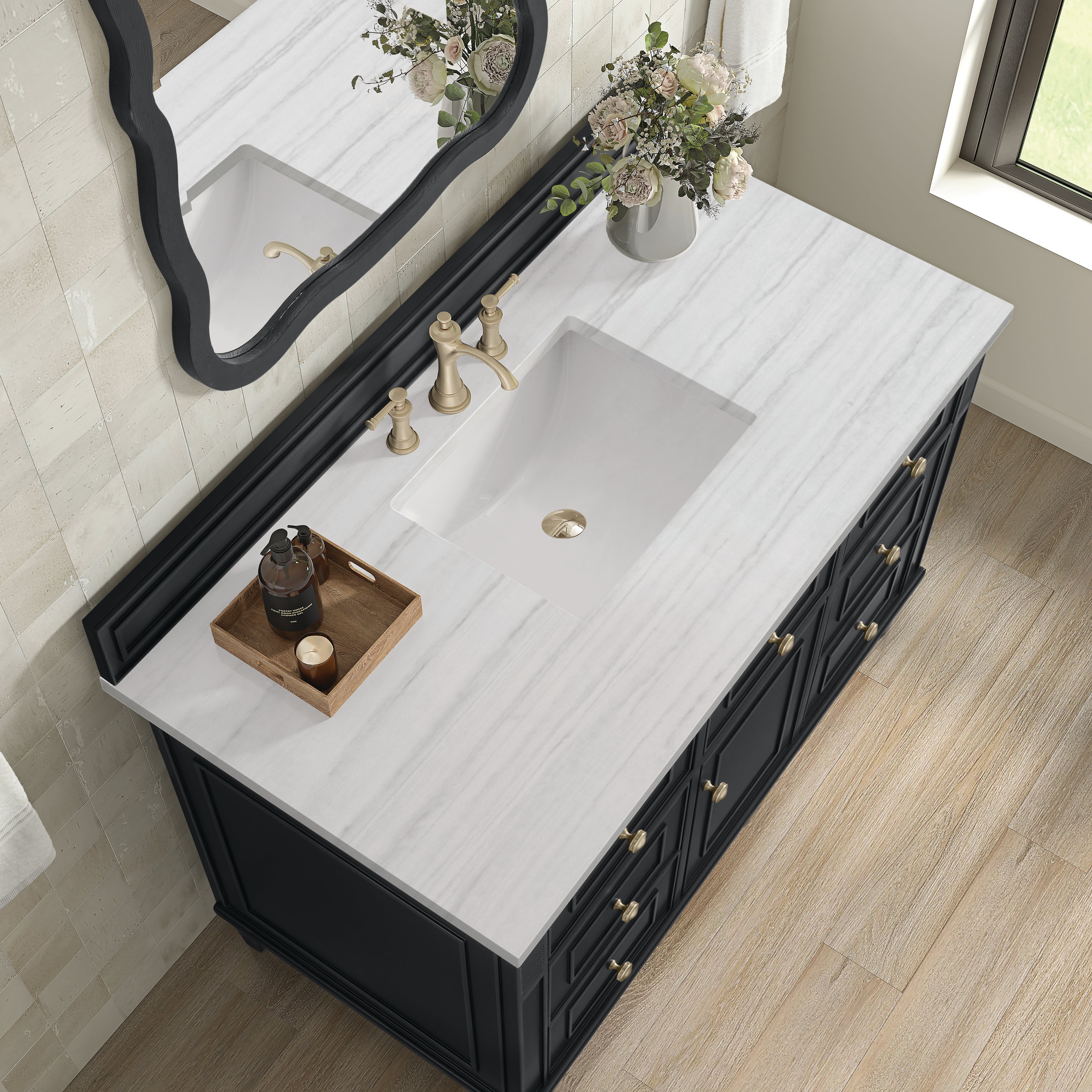 arctic fall solid surface top vanity