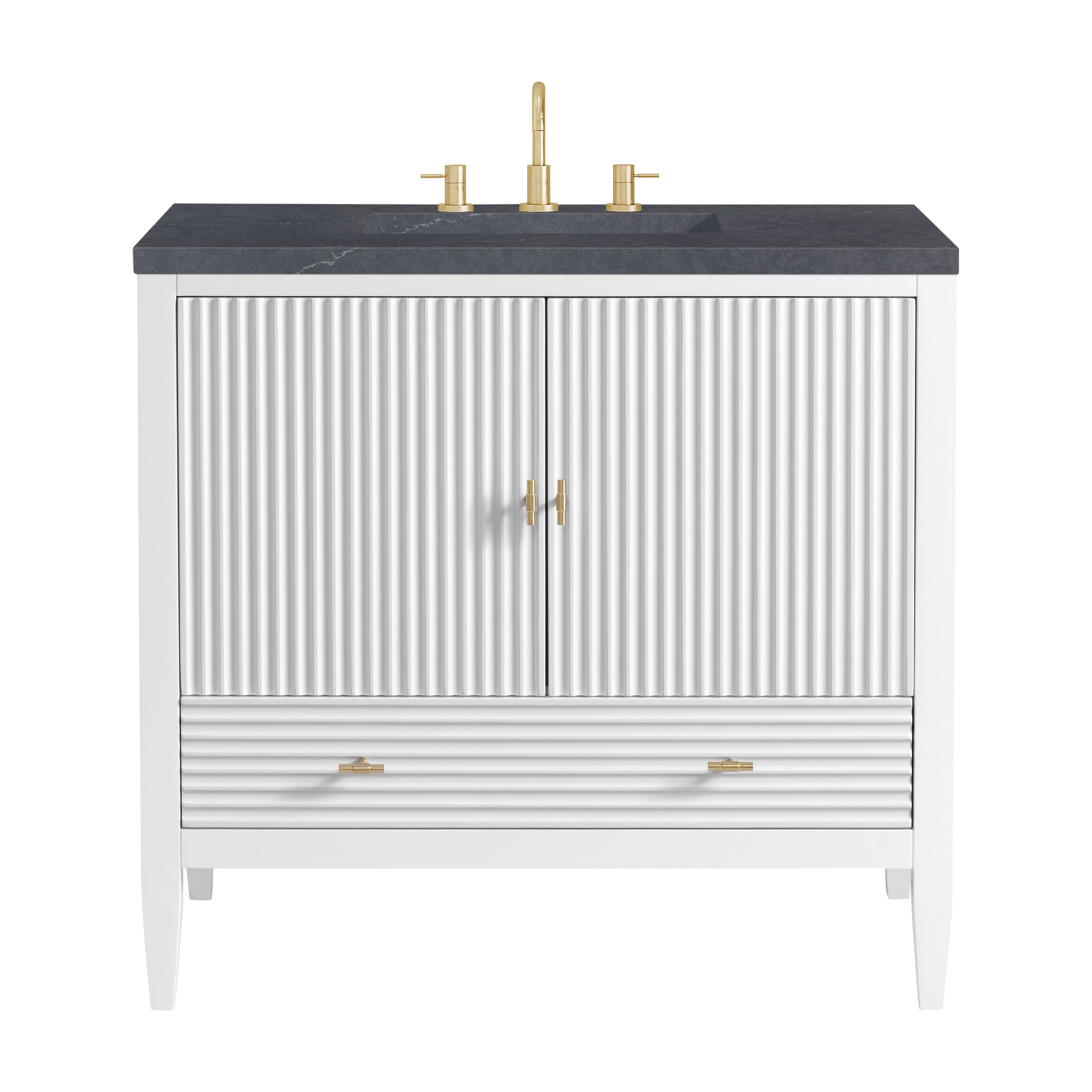 James Martin Vanities Myrrin 36" Vanity - Bright White