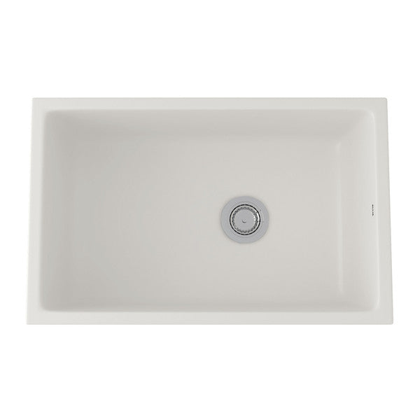 Rohl Allia 32" Fireclay Single Bowl Undermount Kitchen Sink