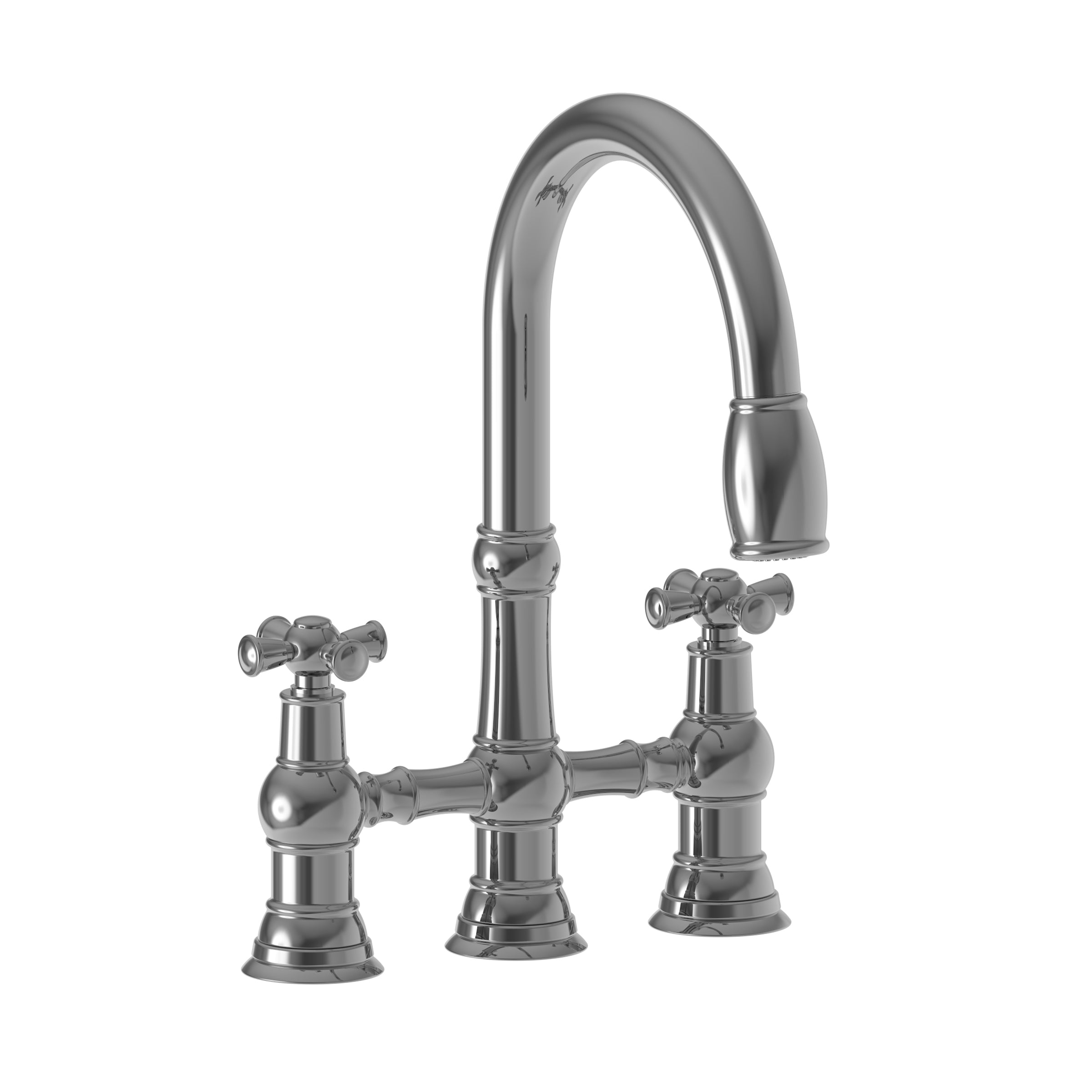 Newport Brass Jacobean Kitchen Bridge Pull-Down Faucet