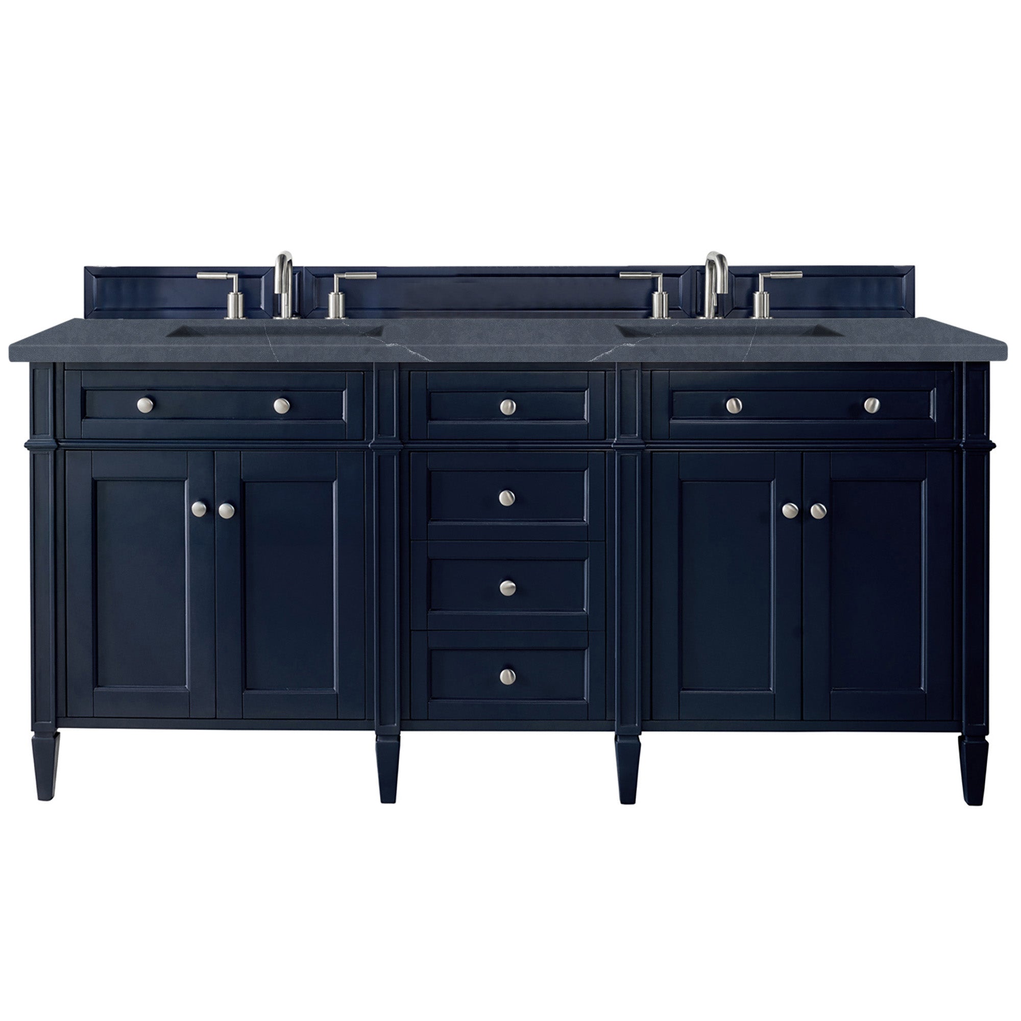 James Martin Vanities Brittany 72" Double Vanity - Victory Blue