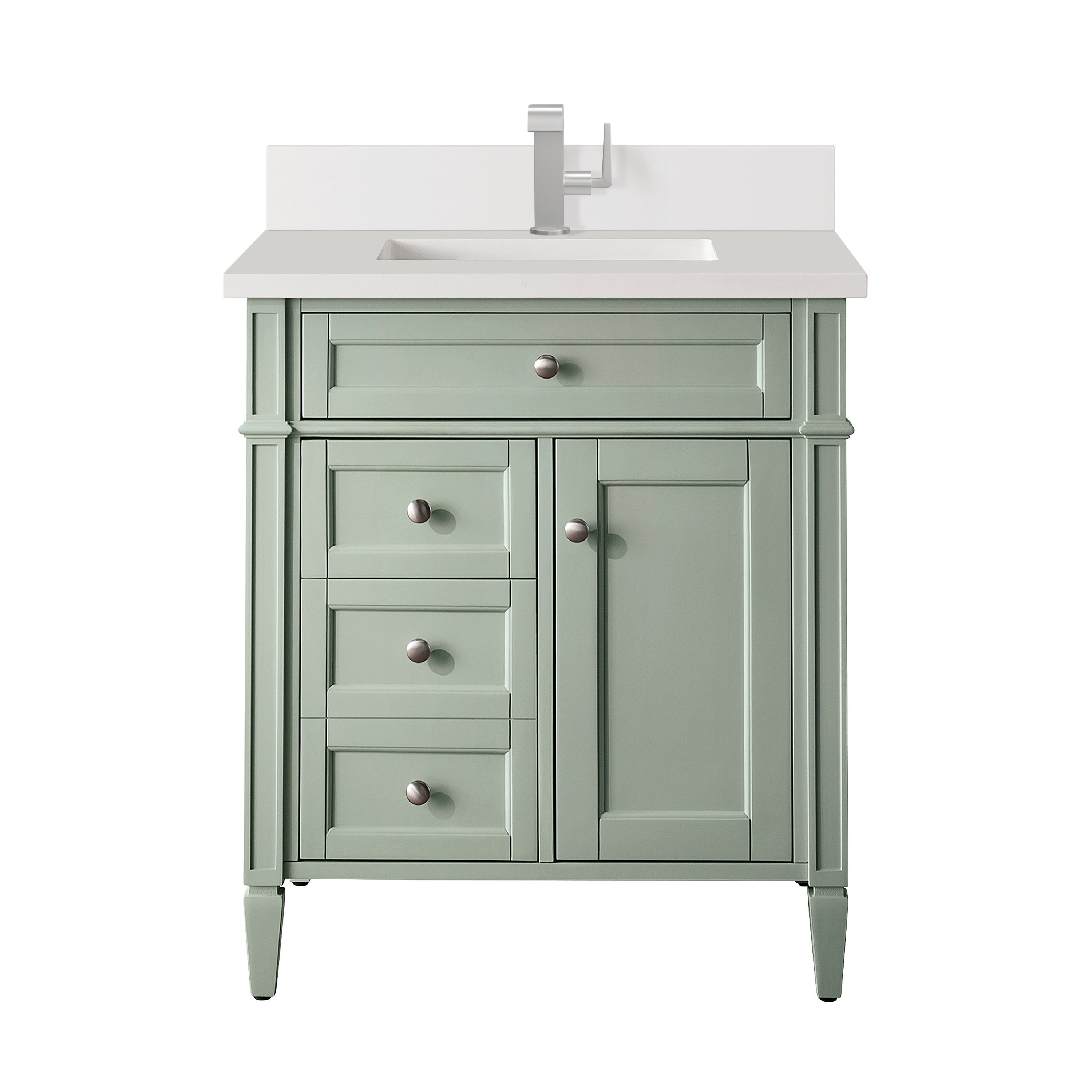 James Martin Vanities Brittany 30" Single Vanity - Sage Green