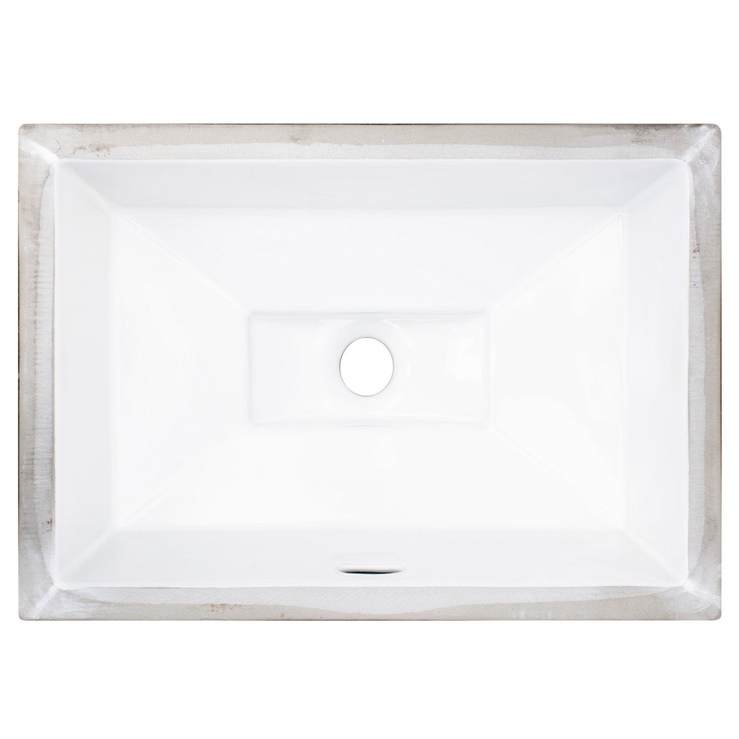 Linkasink Lois White Porcelain Sink 20" - White Marble