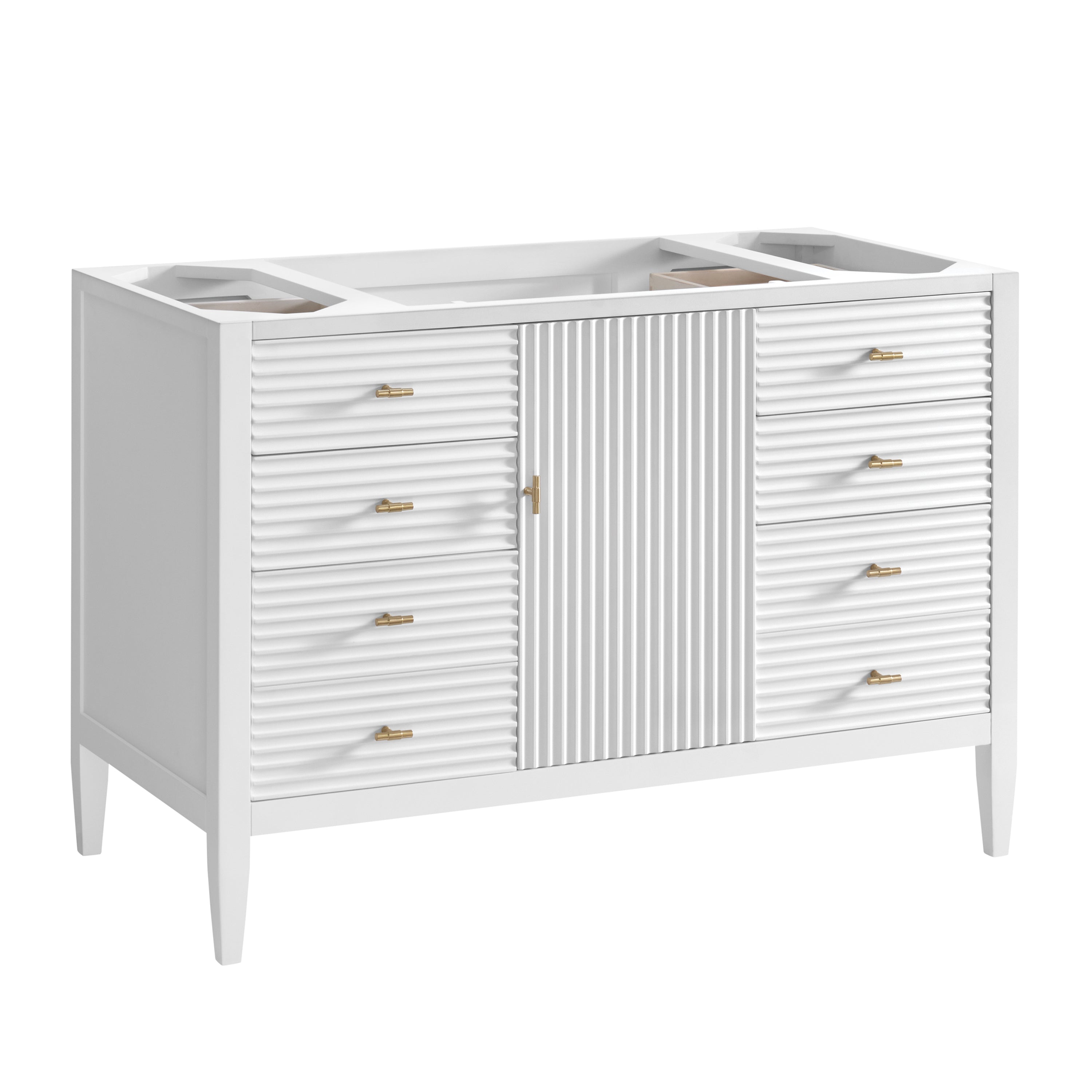 James Martin Vanities Myrrin 48" Vanity - Bright White