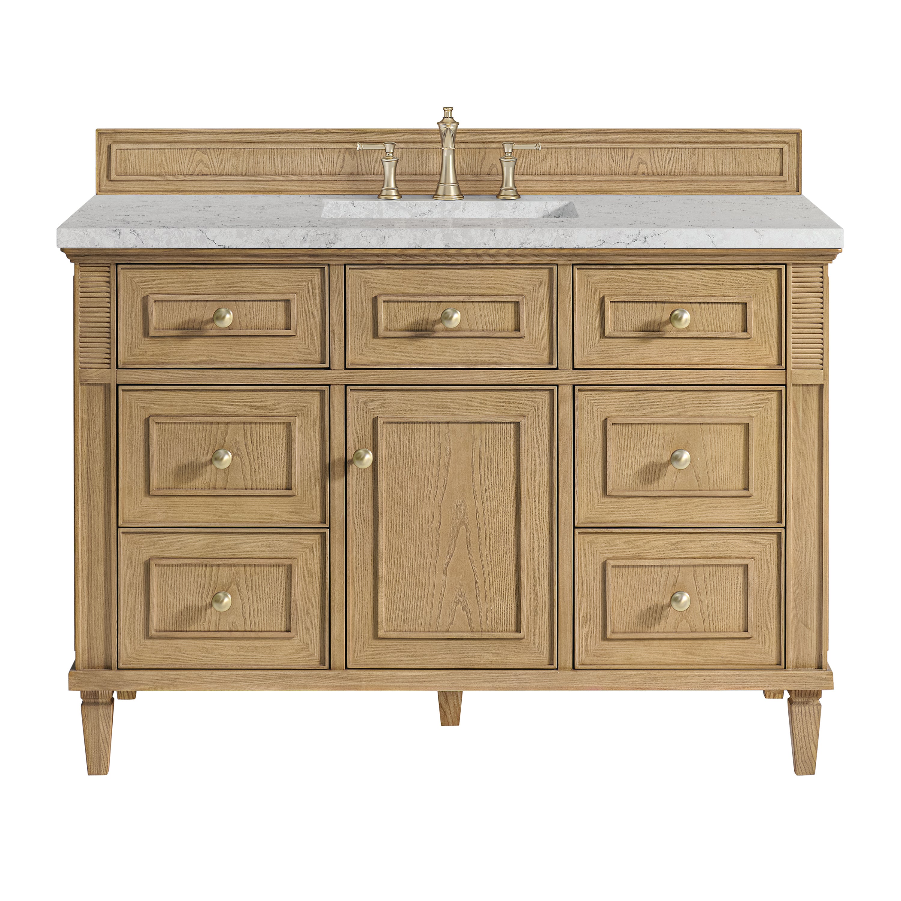 James Martin Vanities Lorelai 48" Single Vanity - Light Natural Oak