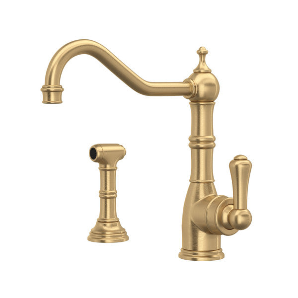 Rohl Edwardian Kitchen Faucet with Side Spray