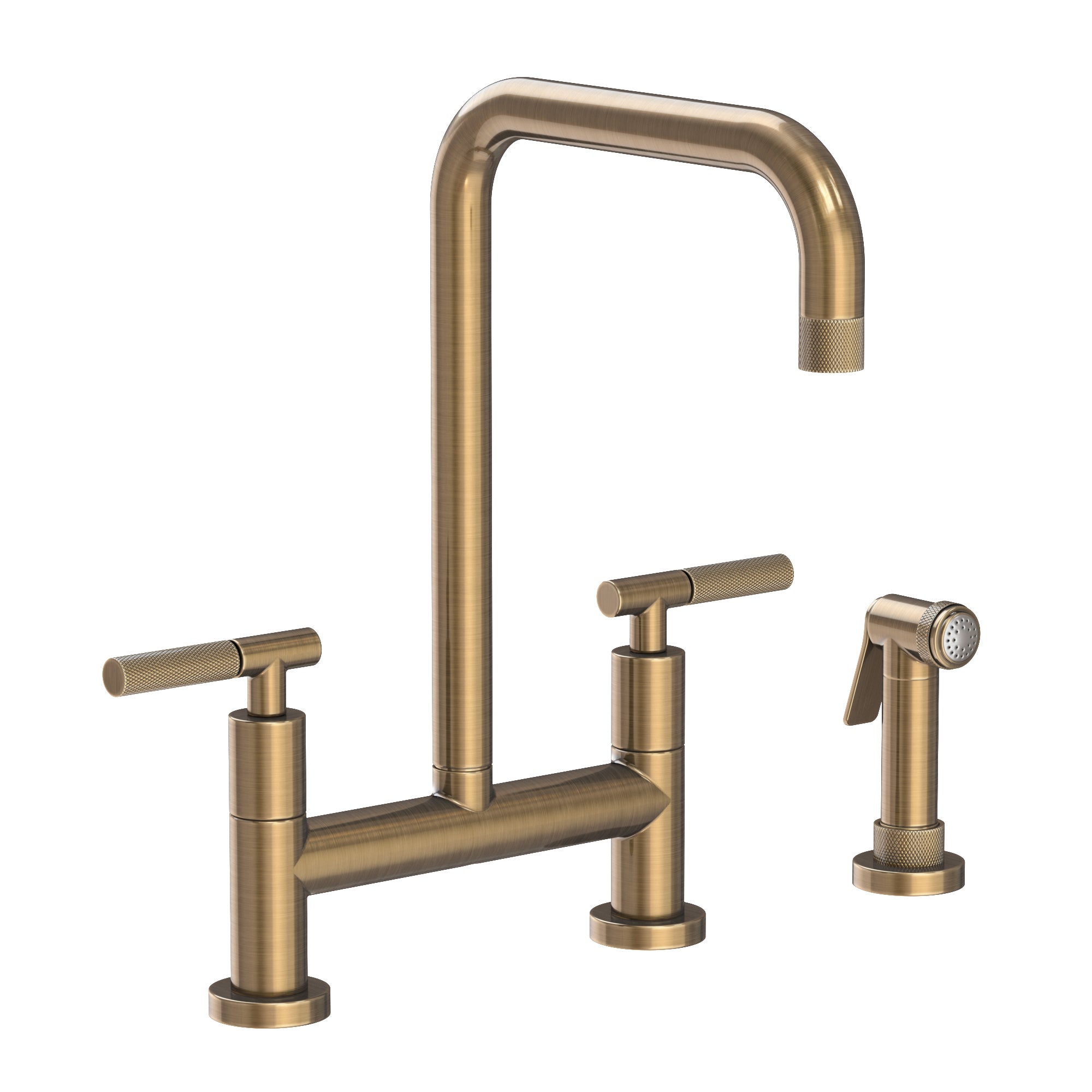 Newport Brass Muncy Kitchen Bridge Faucet with Side Spray