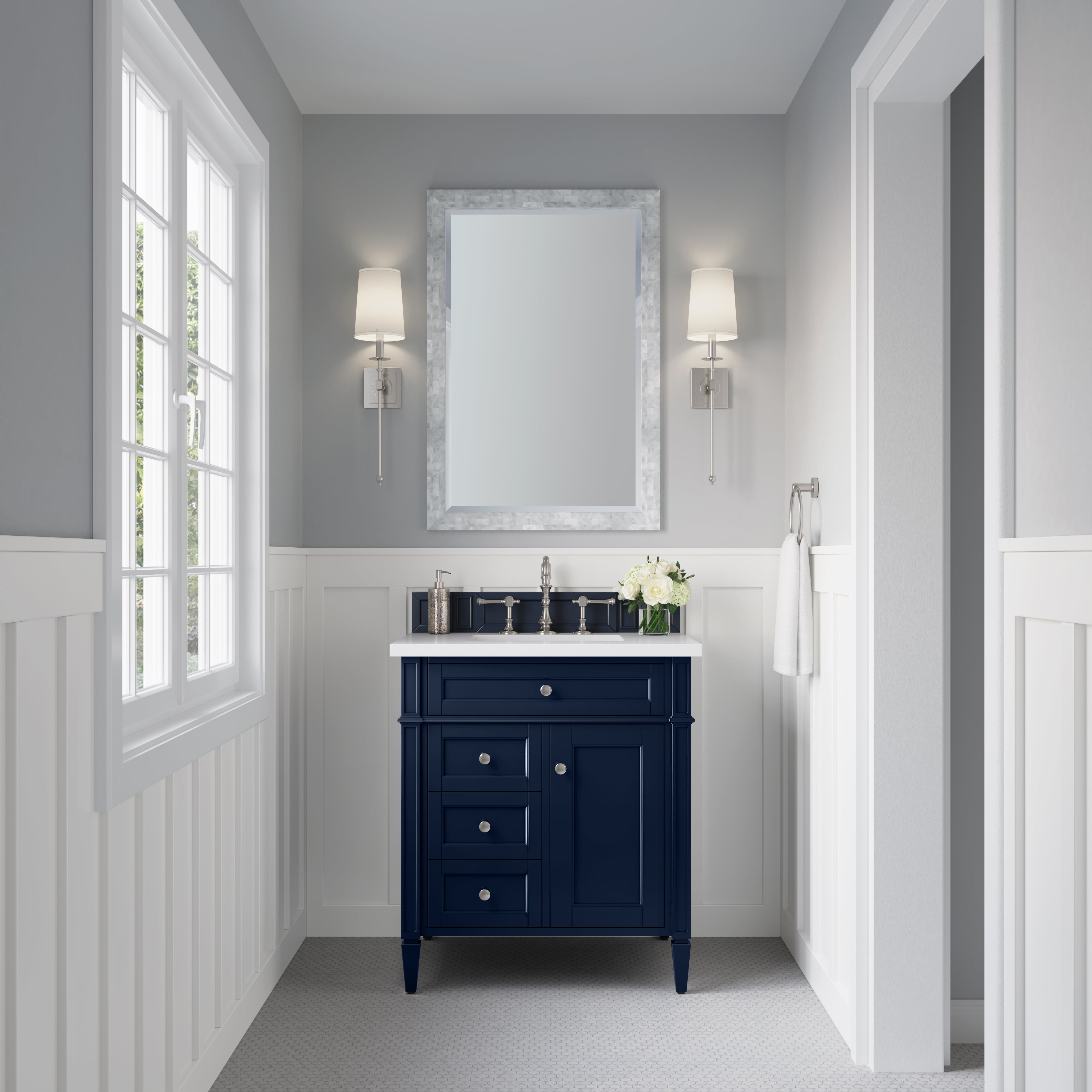 James Martin Vanities Brittany 30" Single Vanity - Victory Blue