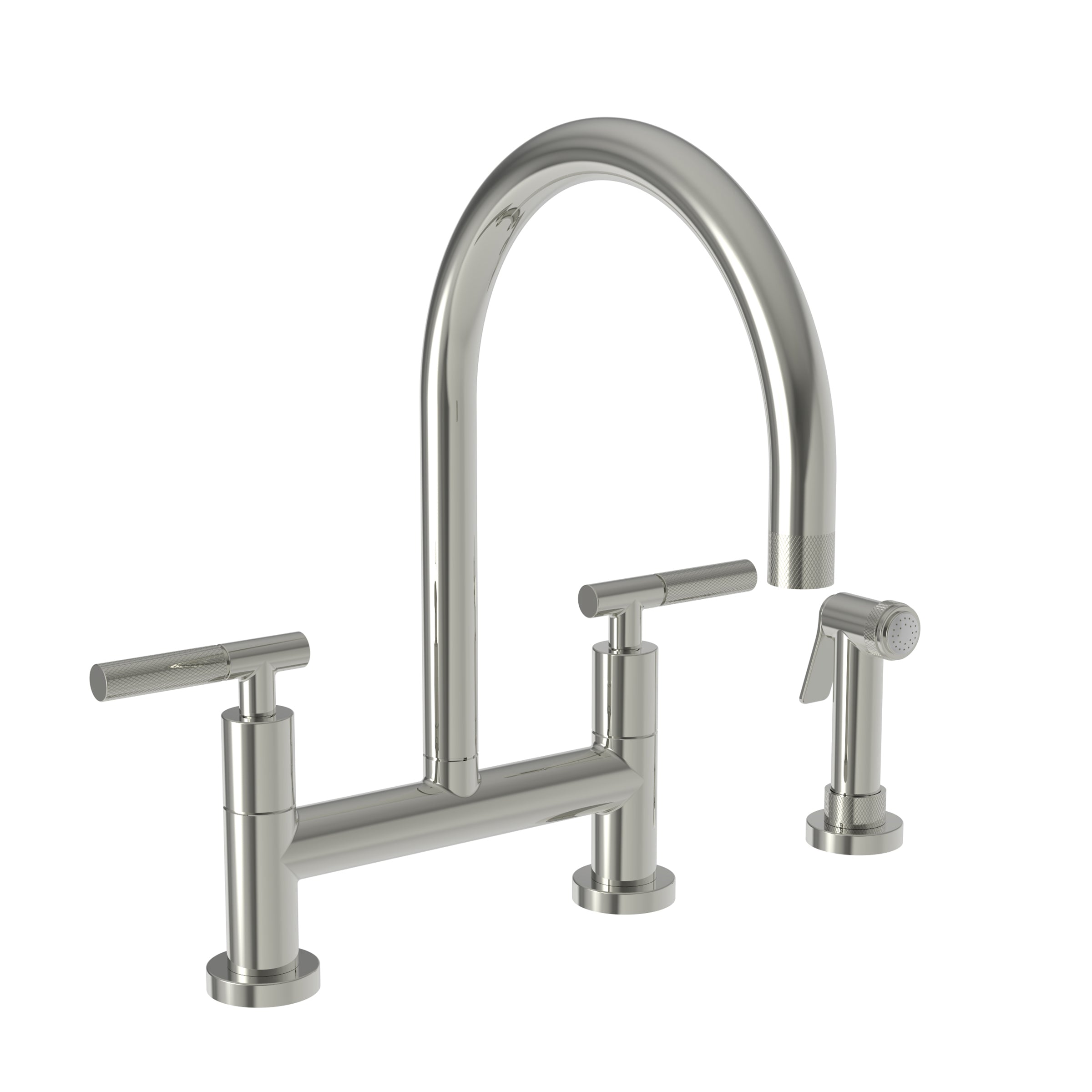 Newport Brass Muncy Kitchen Bridge Faucet with Side Spray