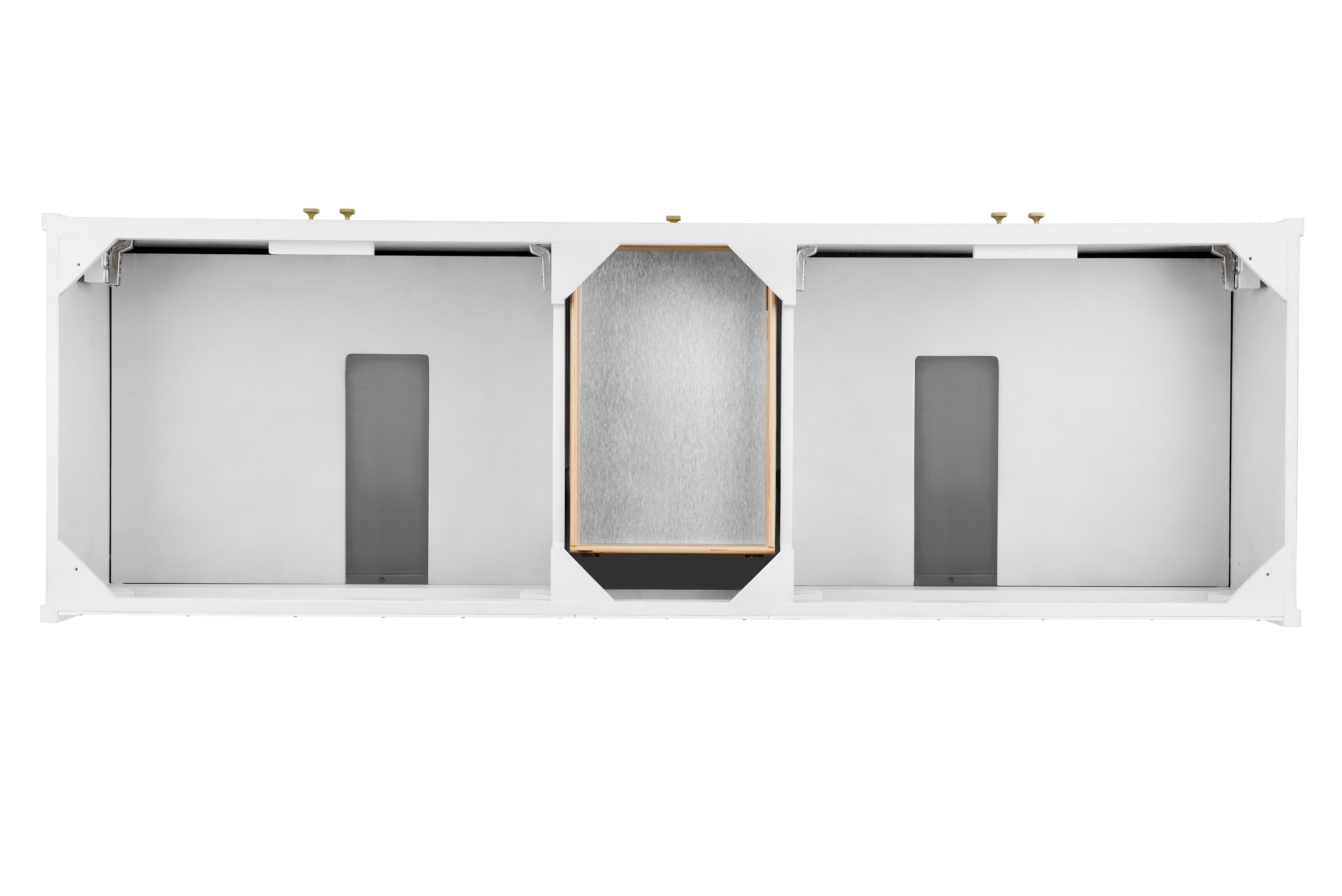 glossy white vanity