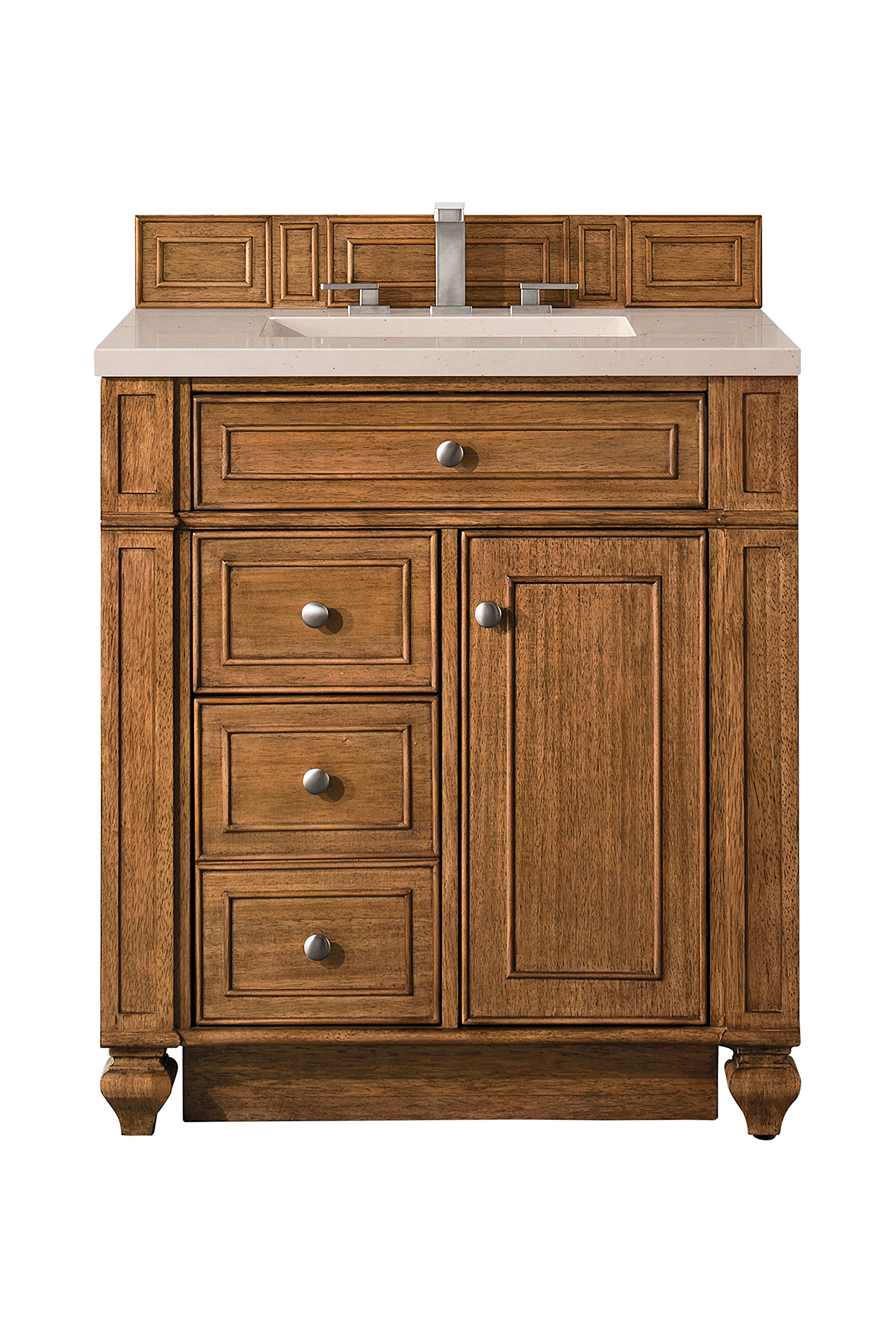 James Martin Vanities Bristol 30" Single Vanity - Saddle Brown