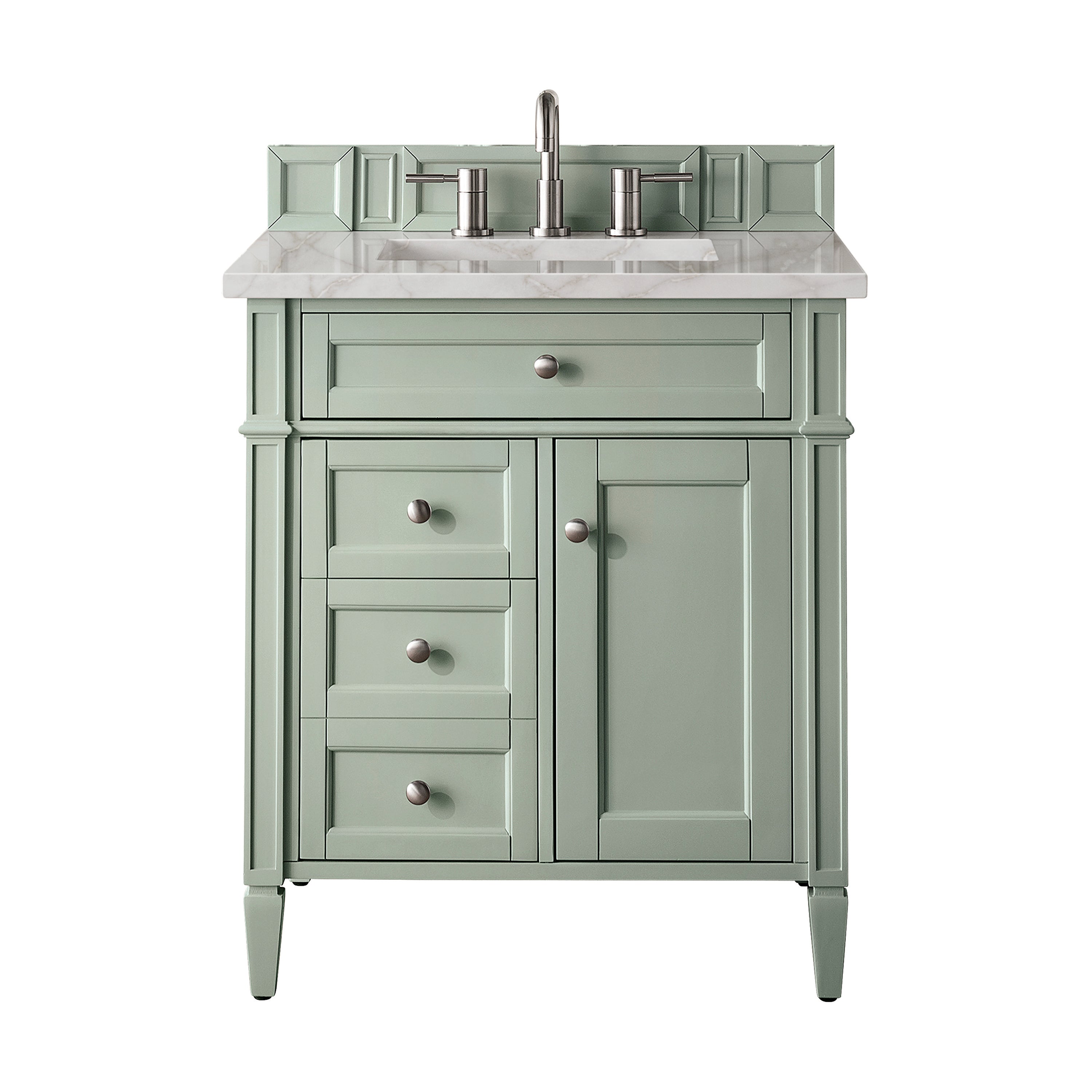James Martin Vanities Brittany 30" Single Vanity - Sage Green