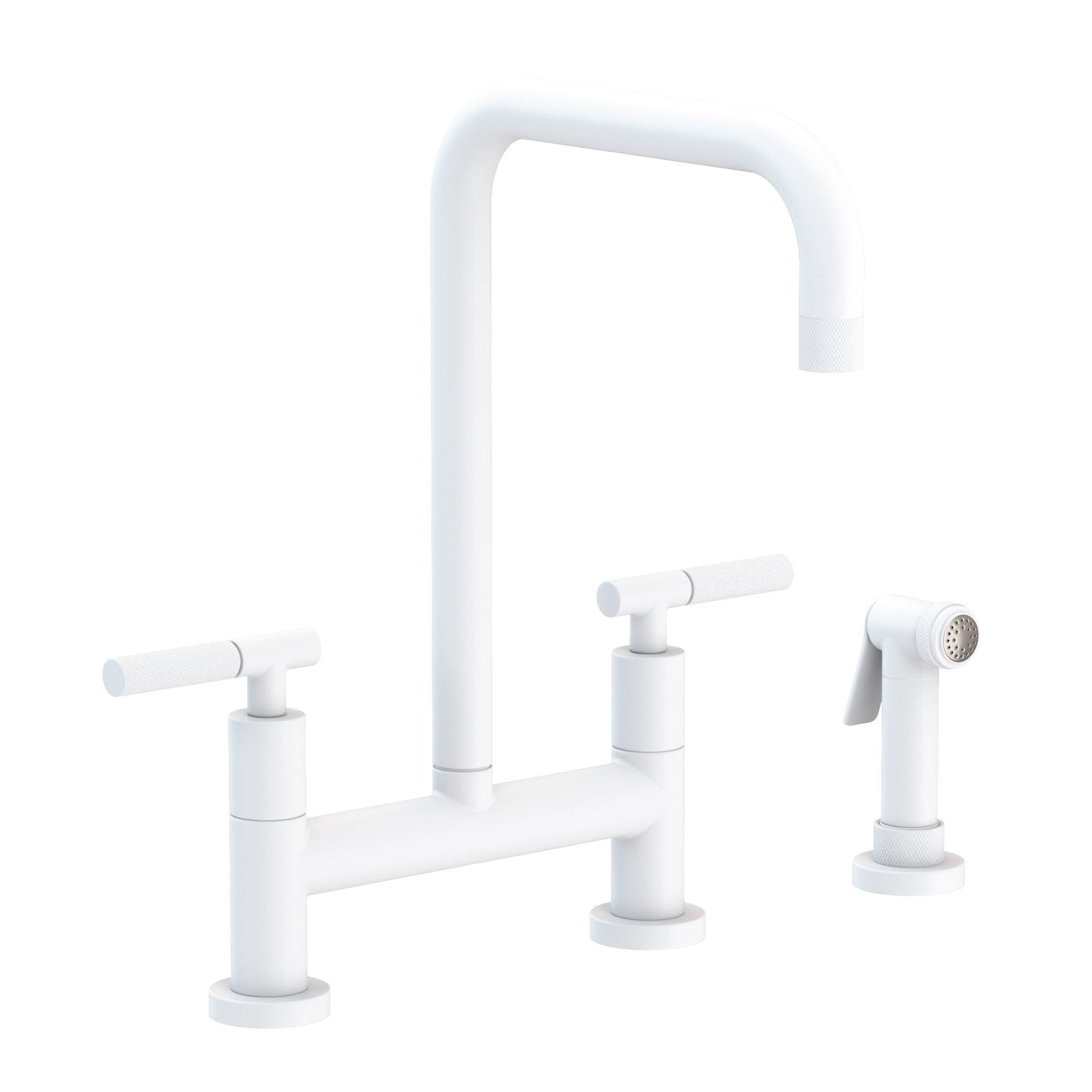 Newport Brass Muncy Kitchen Bridge Faucet with Side Spray