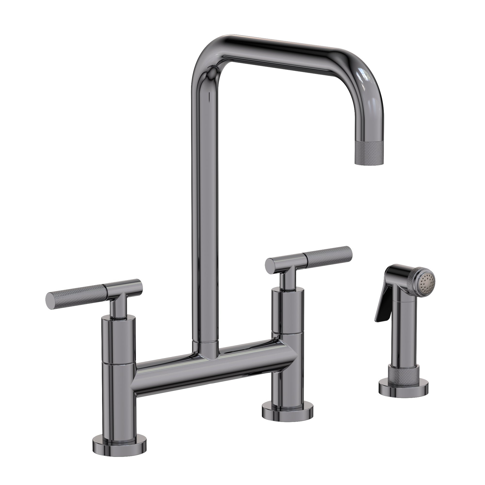 Newport Brass Muncy Kitchen Bridge Faucet with Side Spray