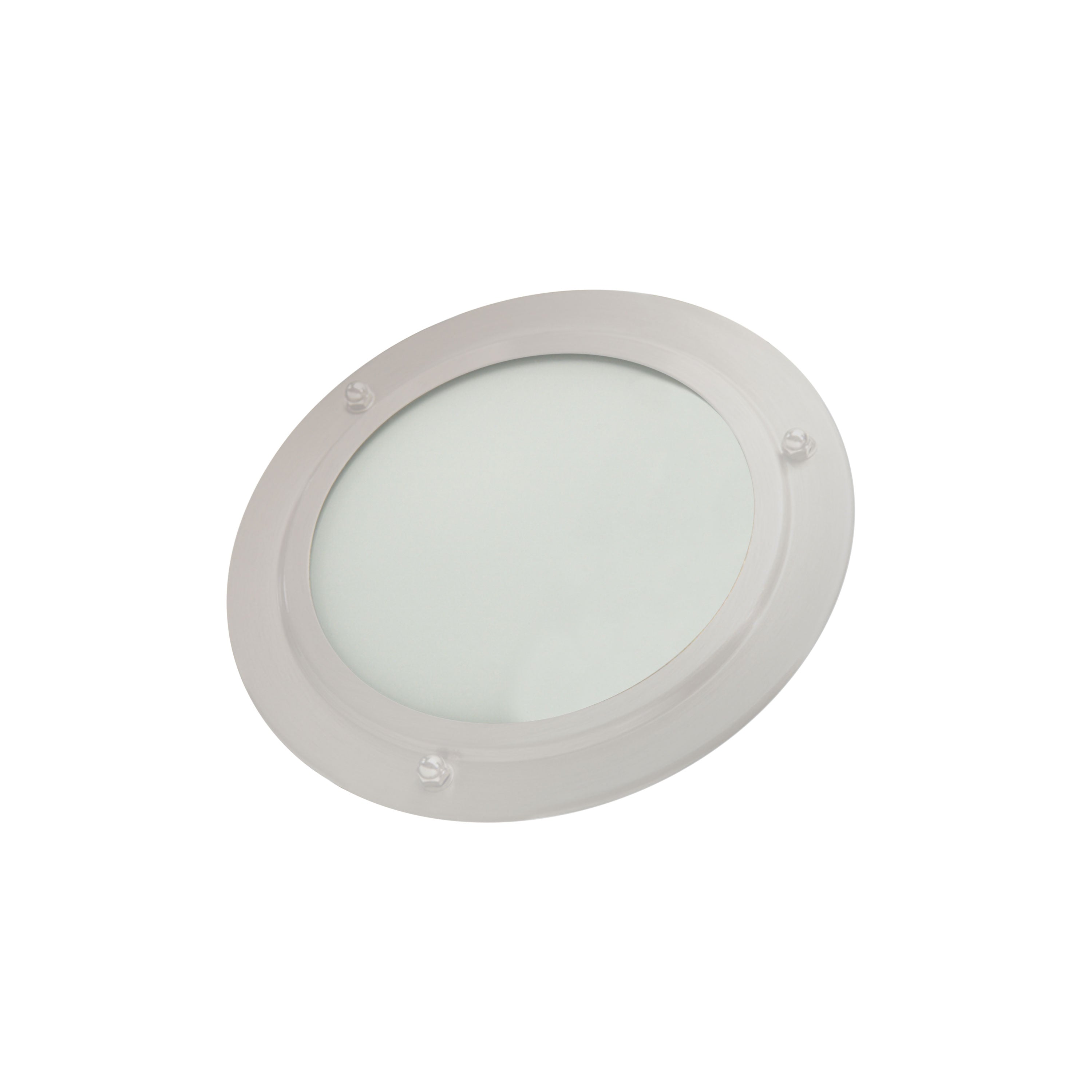 polished chrome shower light