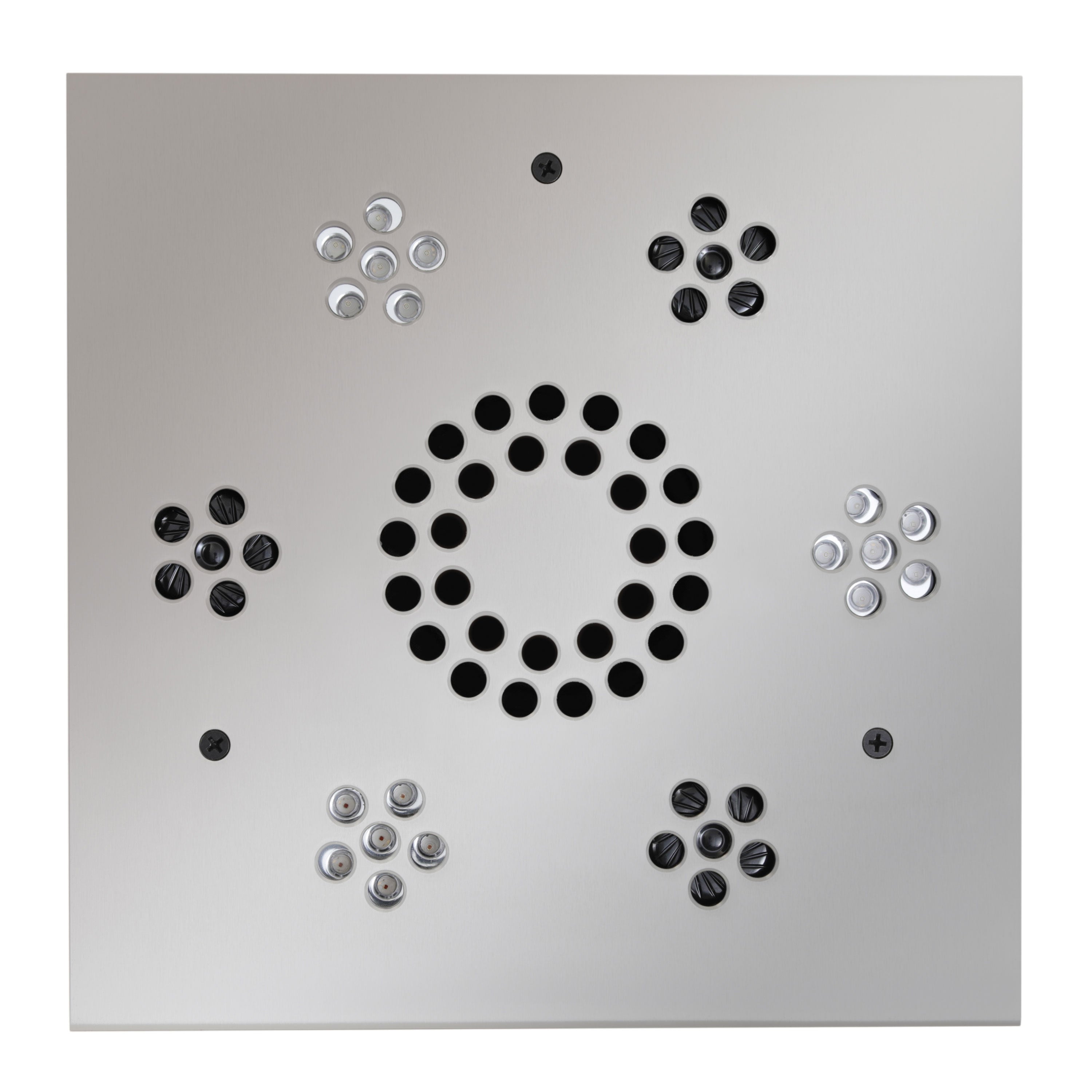 polished chrome music system