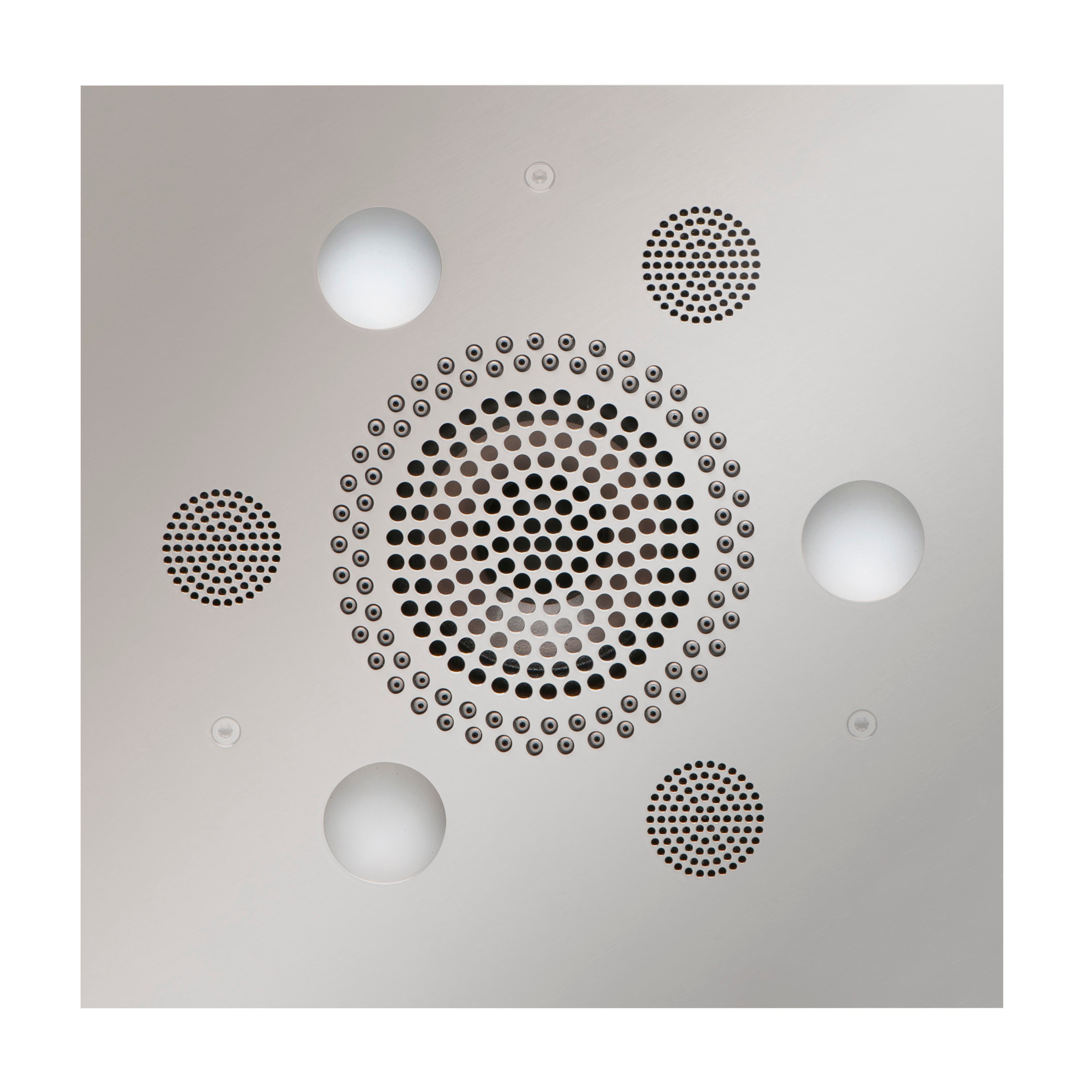 polished chrome rain system