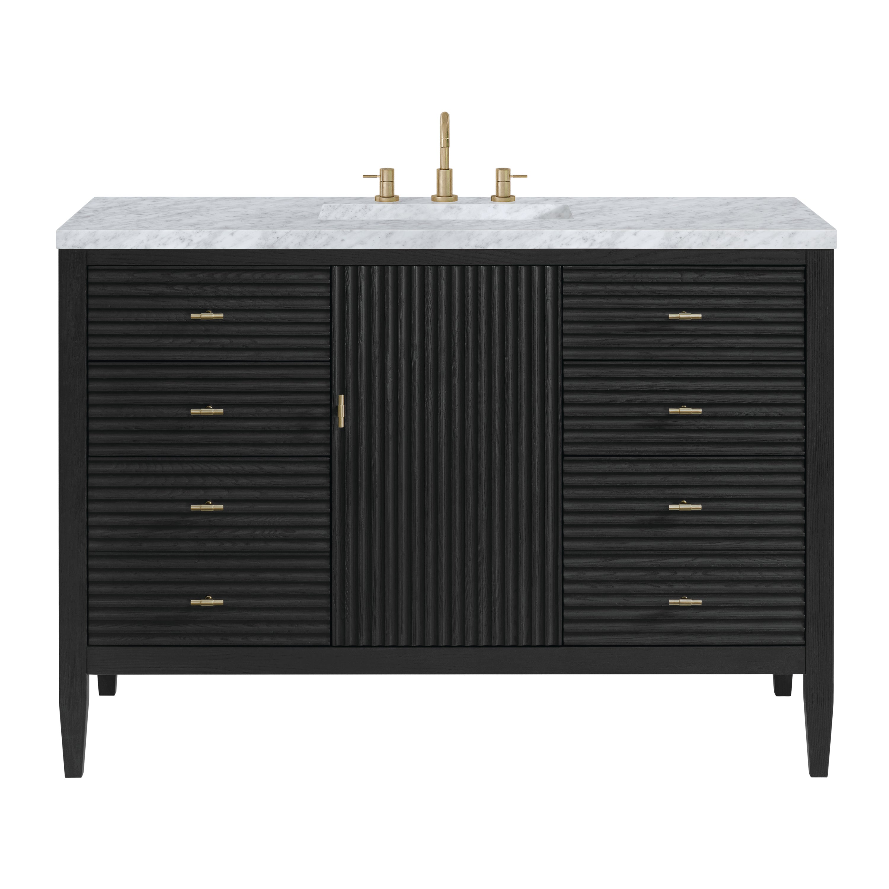 James Martin Vanities Myrrin 48" Vanity - Carbon Oak