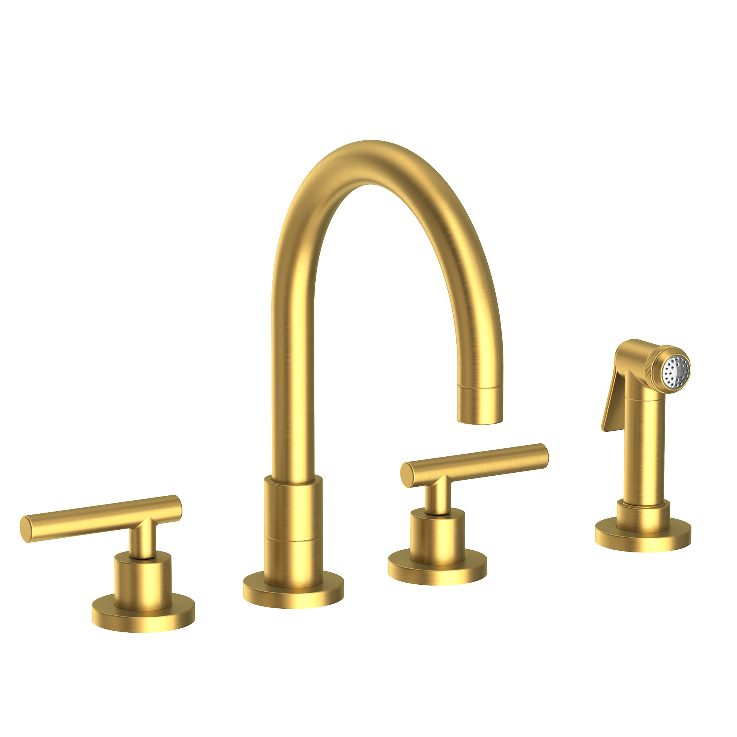 Newport Brass East Linear Kitchen Faucet with Side Spray