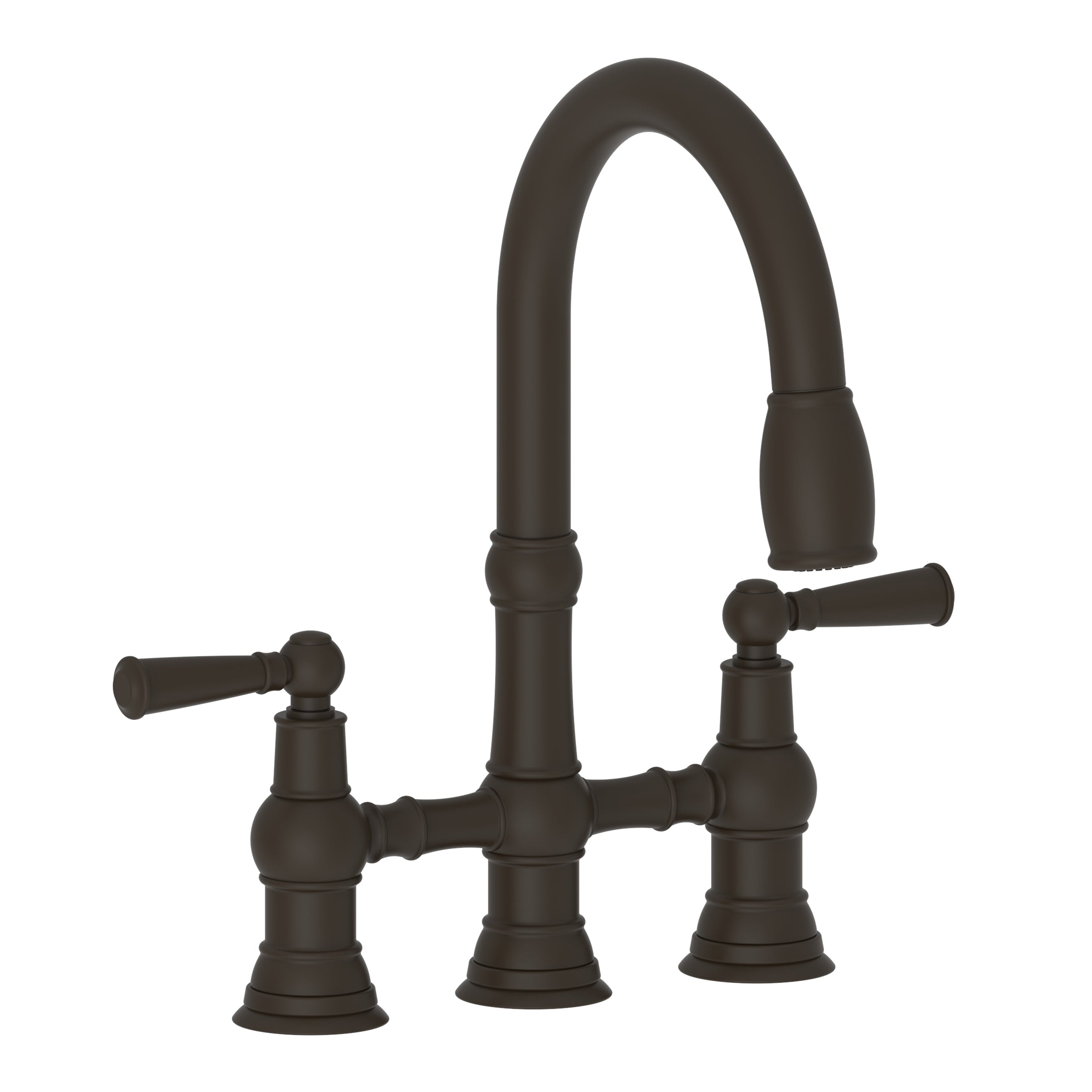 Newport Brass Jacobean Kitchen Bridge Pull-Down Faucet