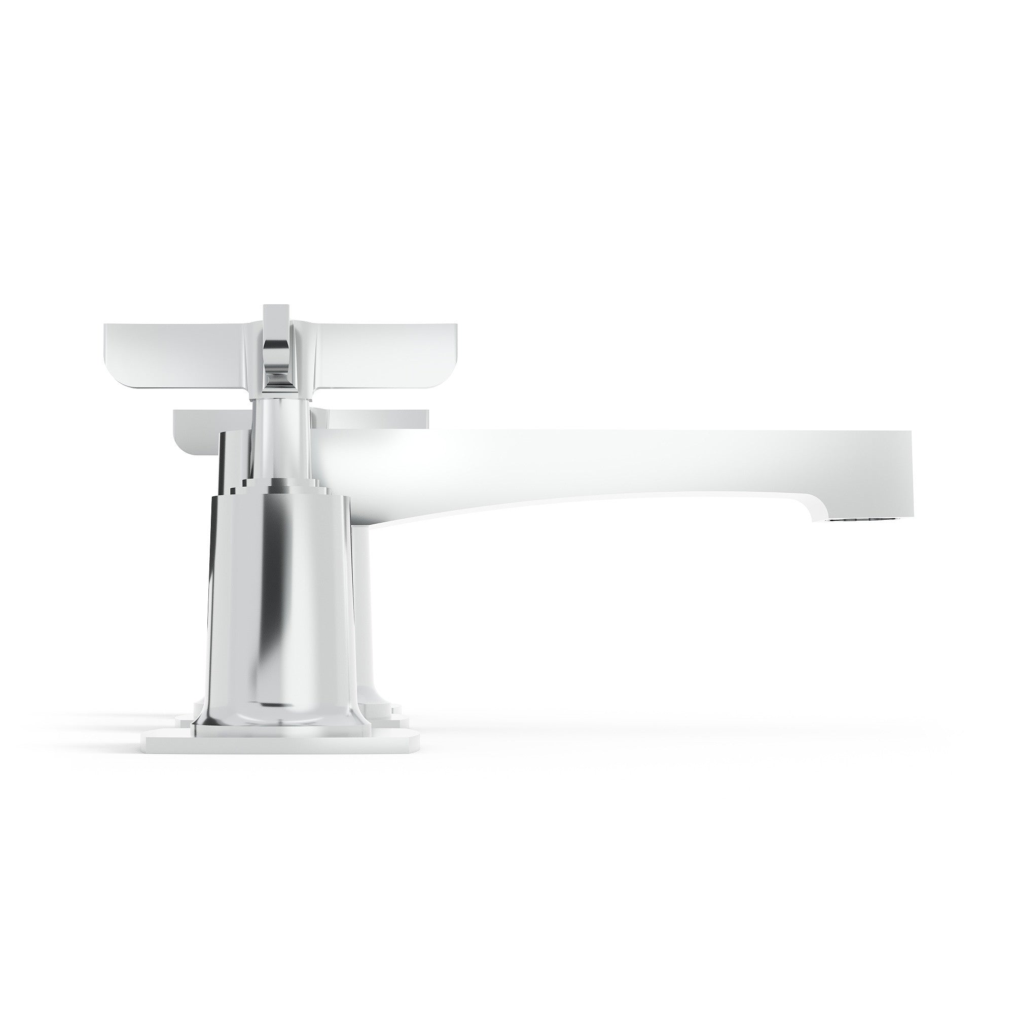 polished chrome faucet