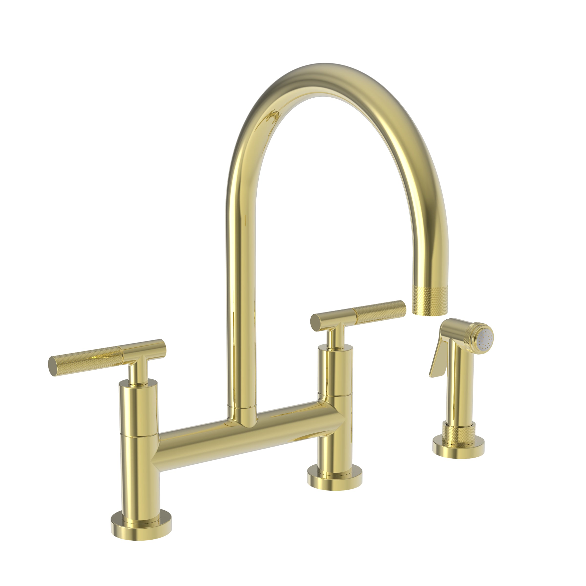 Newport Brass Muncy Kitchen Bridge Faucet with Side Spray