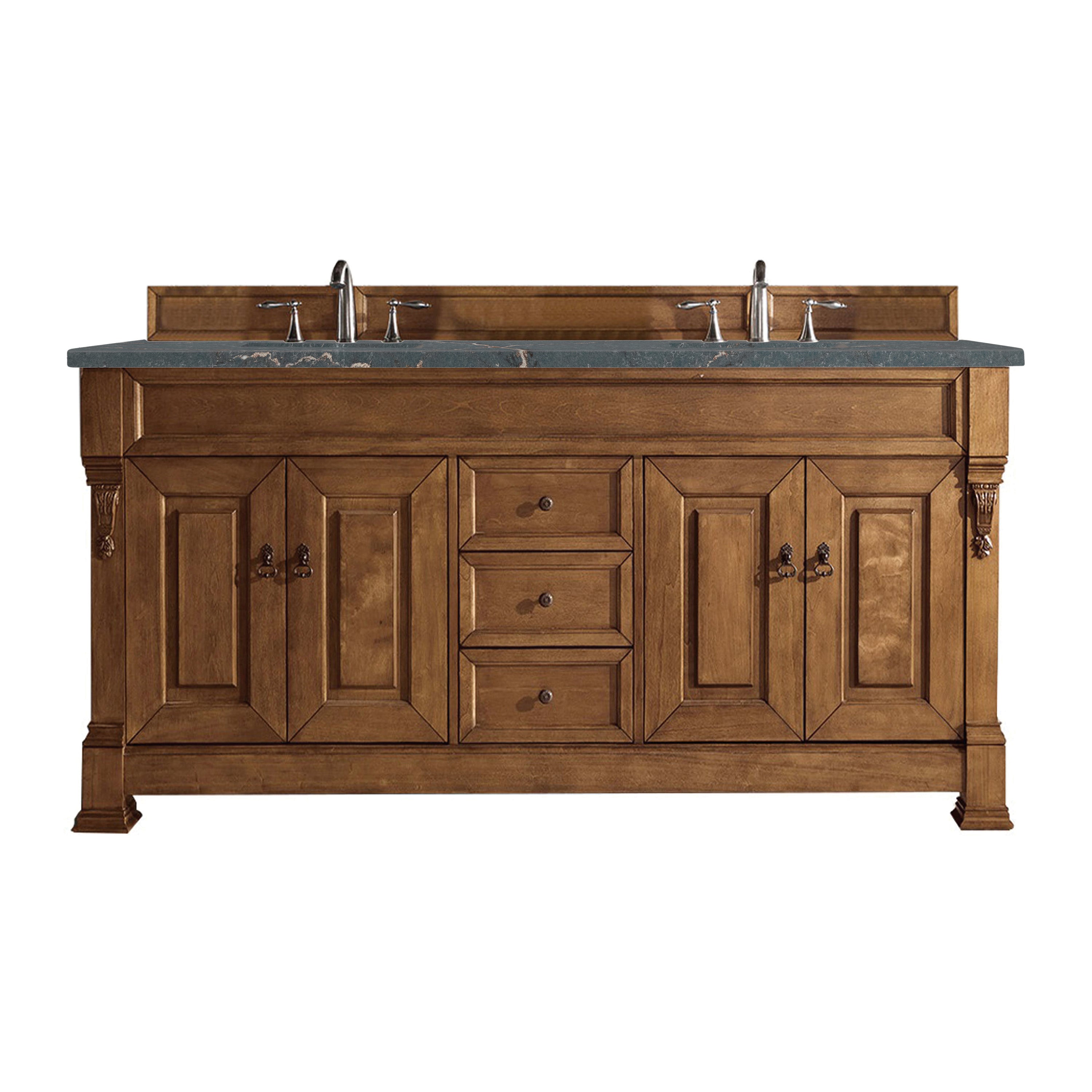 James Martin Vanities Brookfield 72" Double Vanity - Country Oak