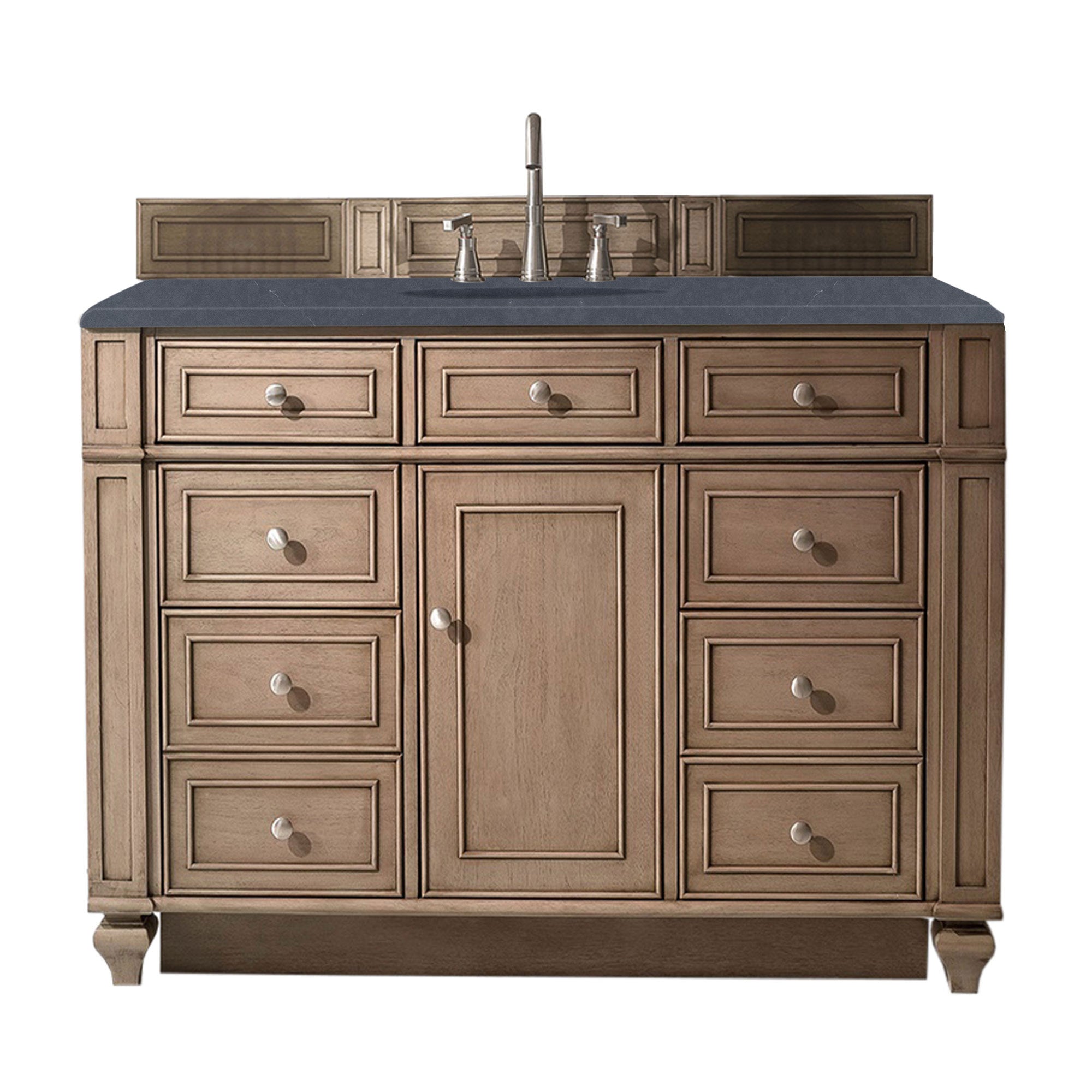 James Martin Vanities Bristol 48" Single Vanity - Whitewashed Walnut