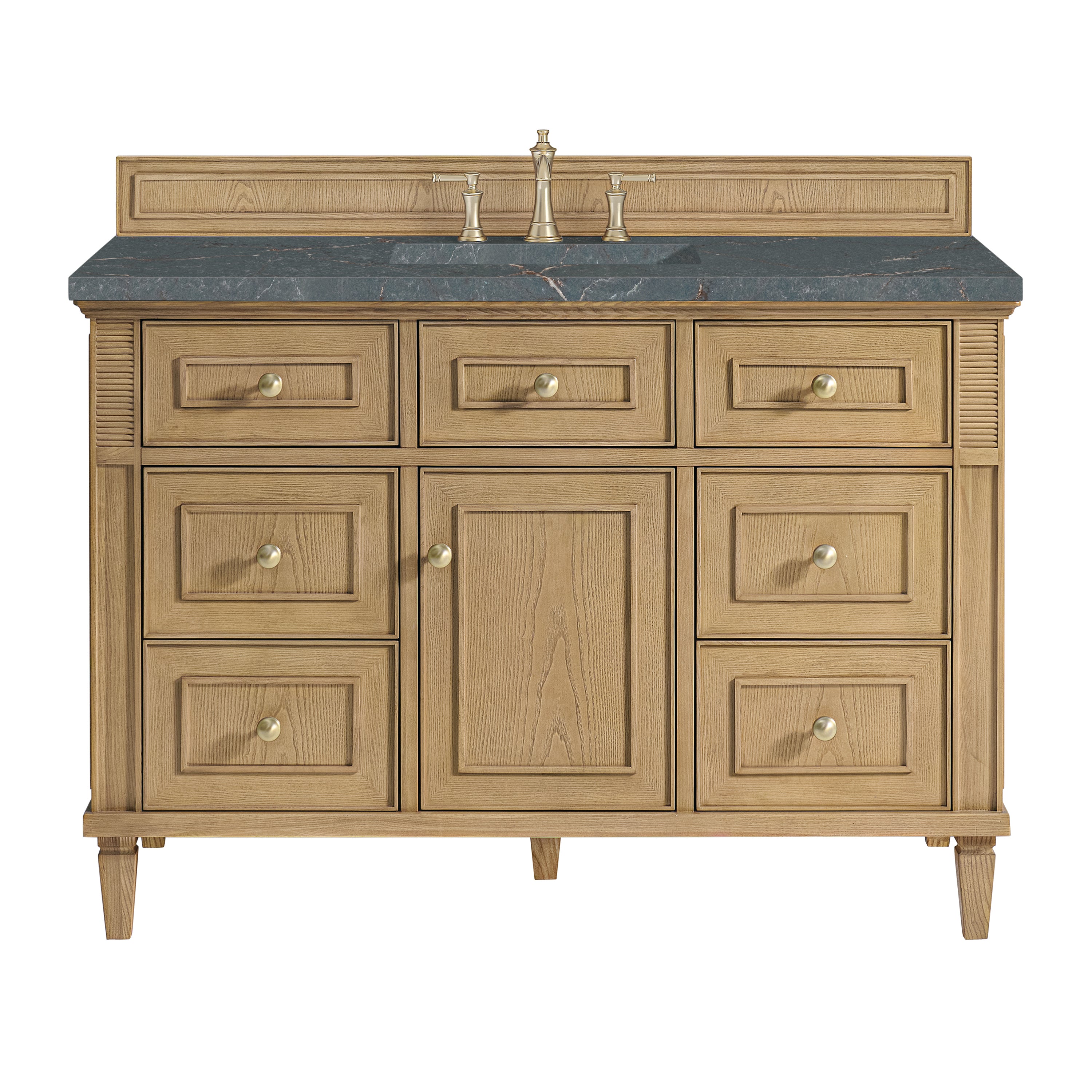 James Martin Vanities Lorelai 48" Single Vanity - Light Natural Oak