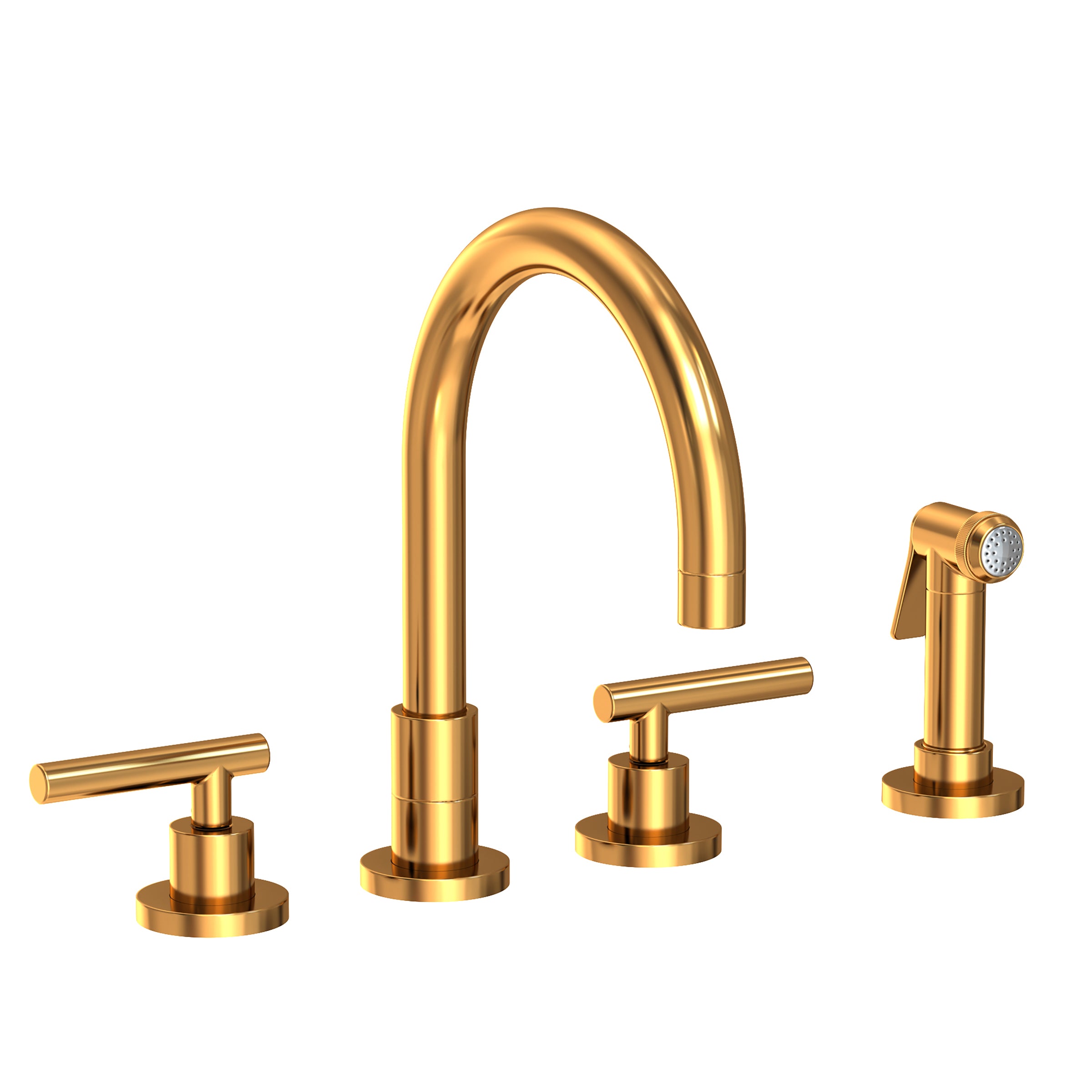 Newport Brass East Linear Kitchen Faucet with Side Spray