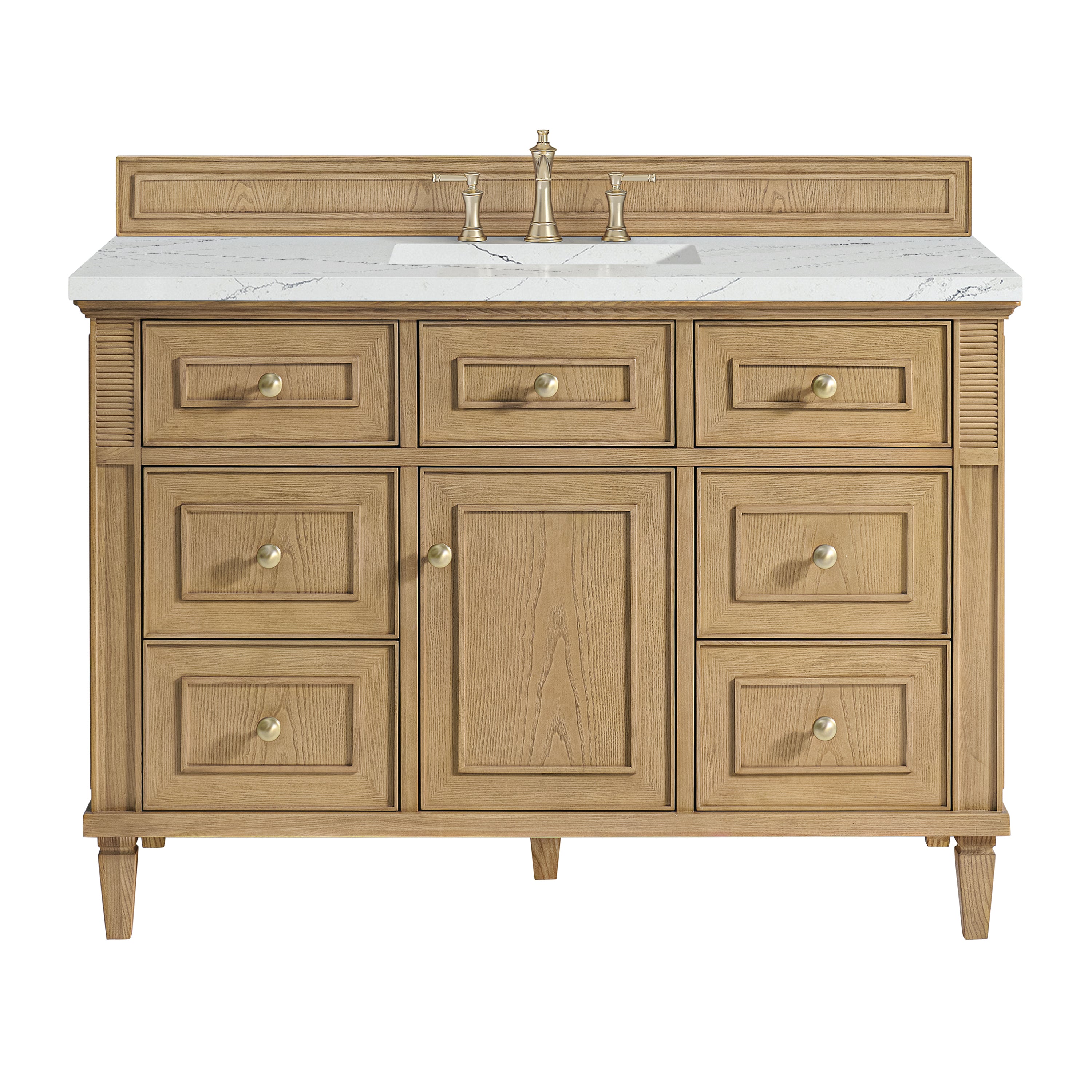 James Martin Vanities Lorelai 48" Single Vanity - Light Natural Oak