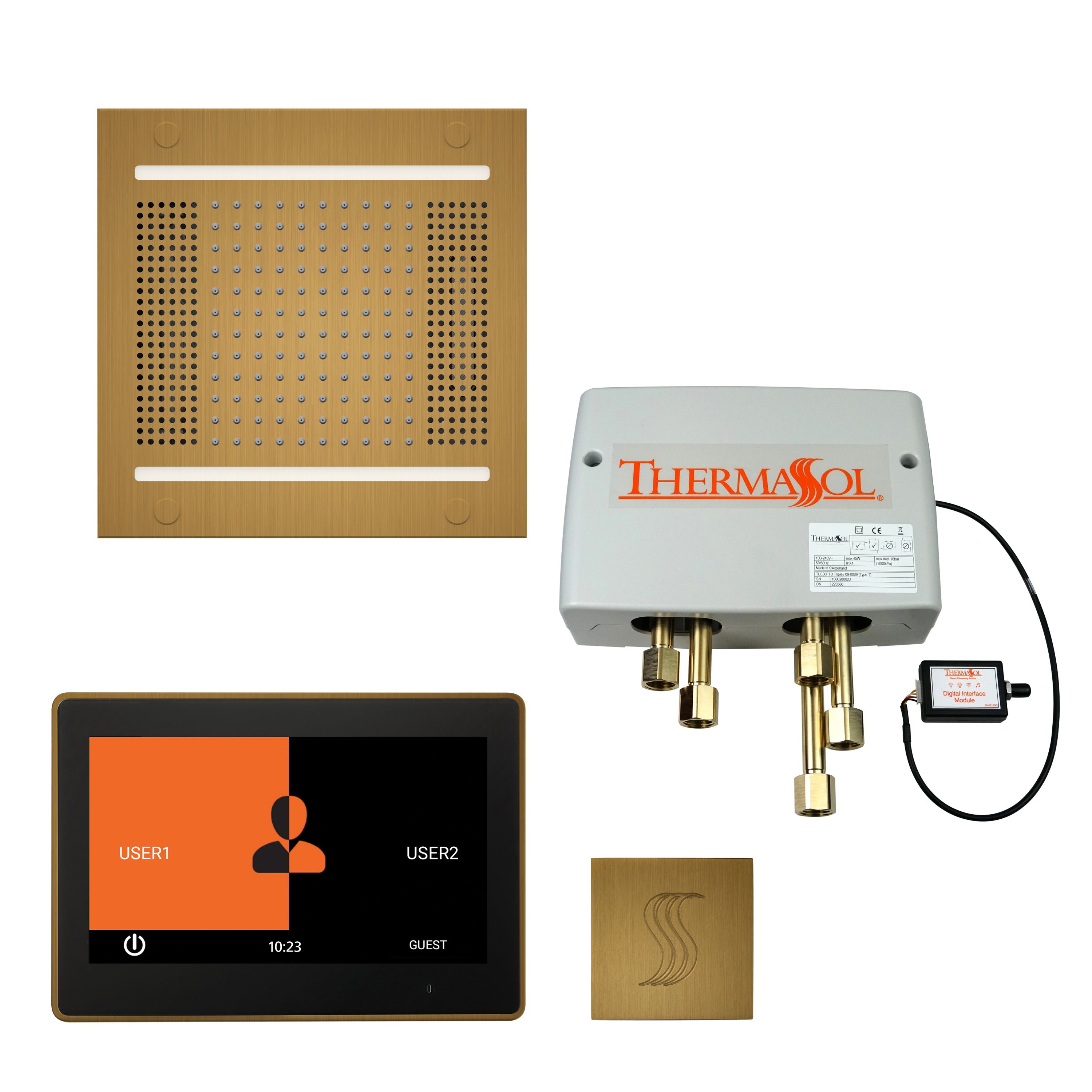 Thermasol The Total Wellness Hydrovive14 Package with 10" ThermaTouch Square