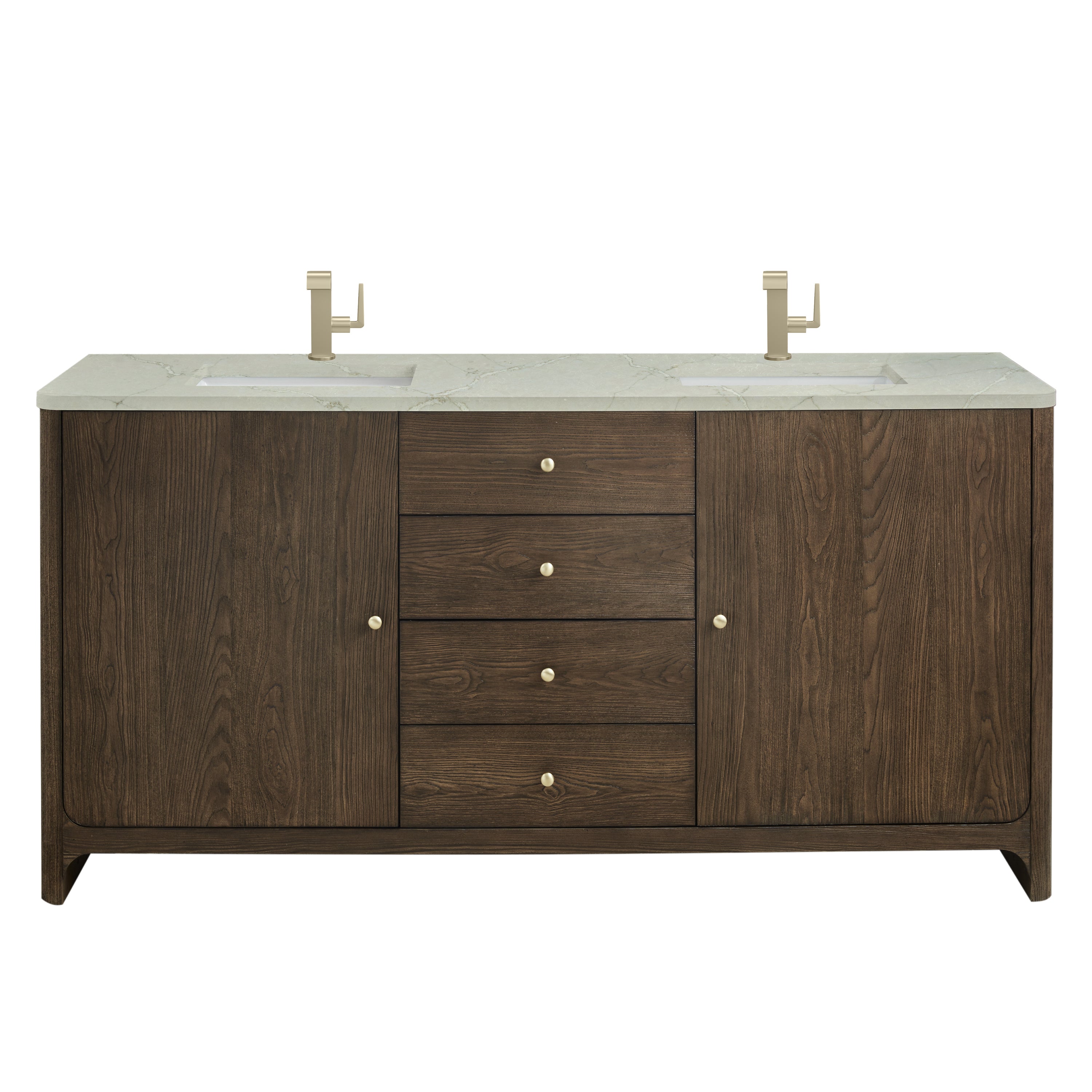 victorian silver quartz top vanity