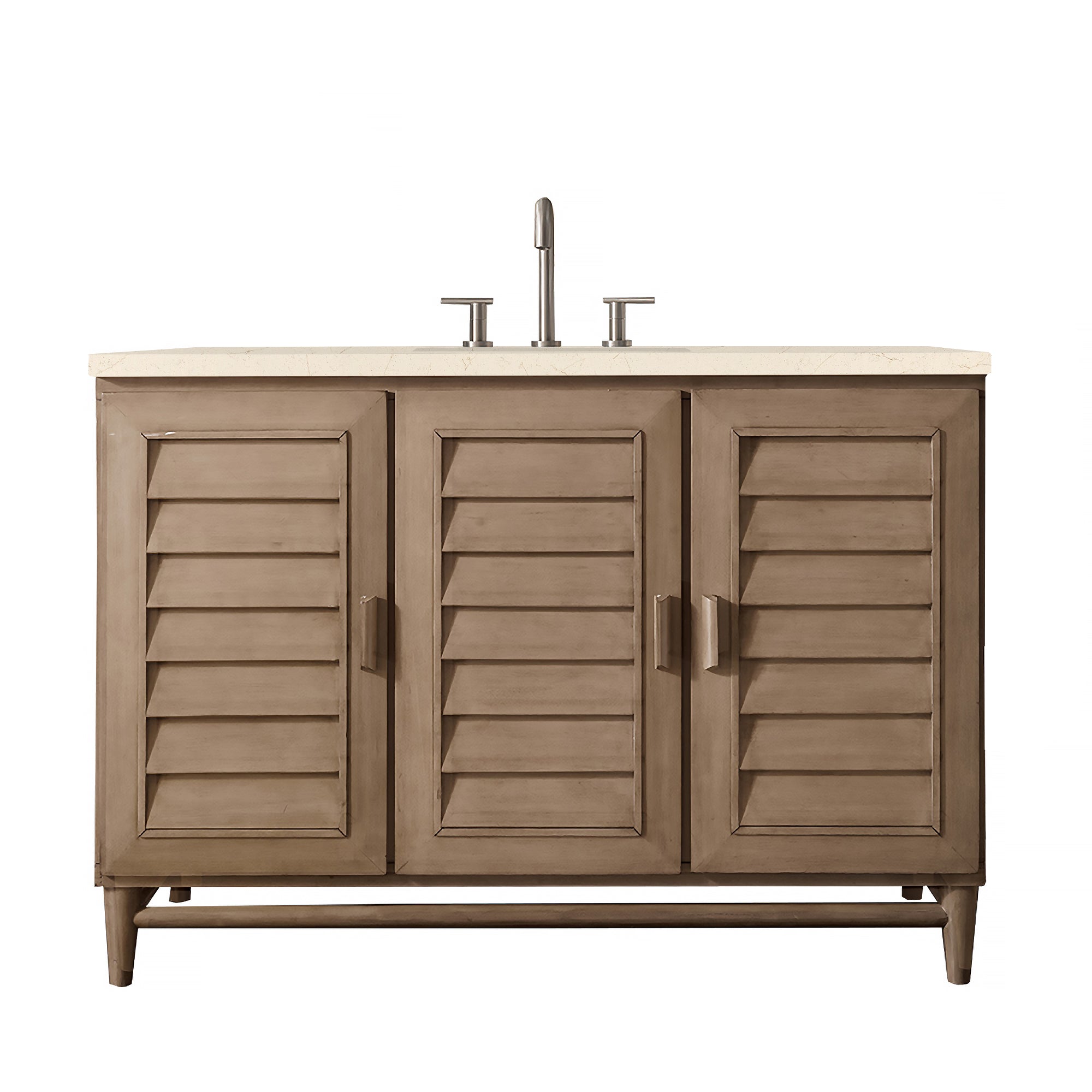 James Martin Vanities Portland 48" Single Vanity Whitewashed Walnut