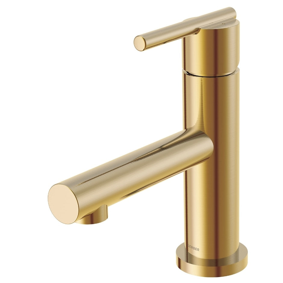 Danze by Gerber Parma Trim Line 1H Lavatory Faucet Single Hole Mount w/ Metal Touch Down Drain and Optional Deck Plate Included 1.2gpm
