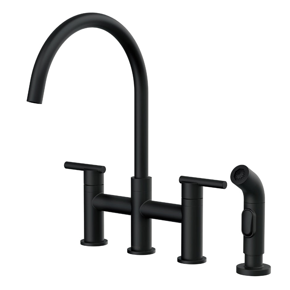Danze by Gerber Parma 2H Bridge Kitchen Faucet w/ Spray 1.75gpm