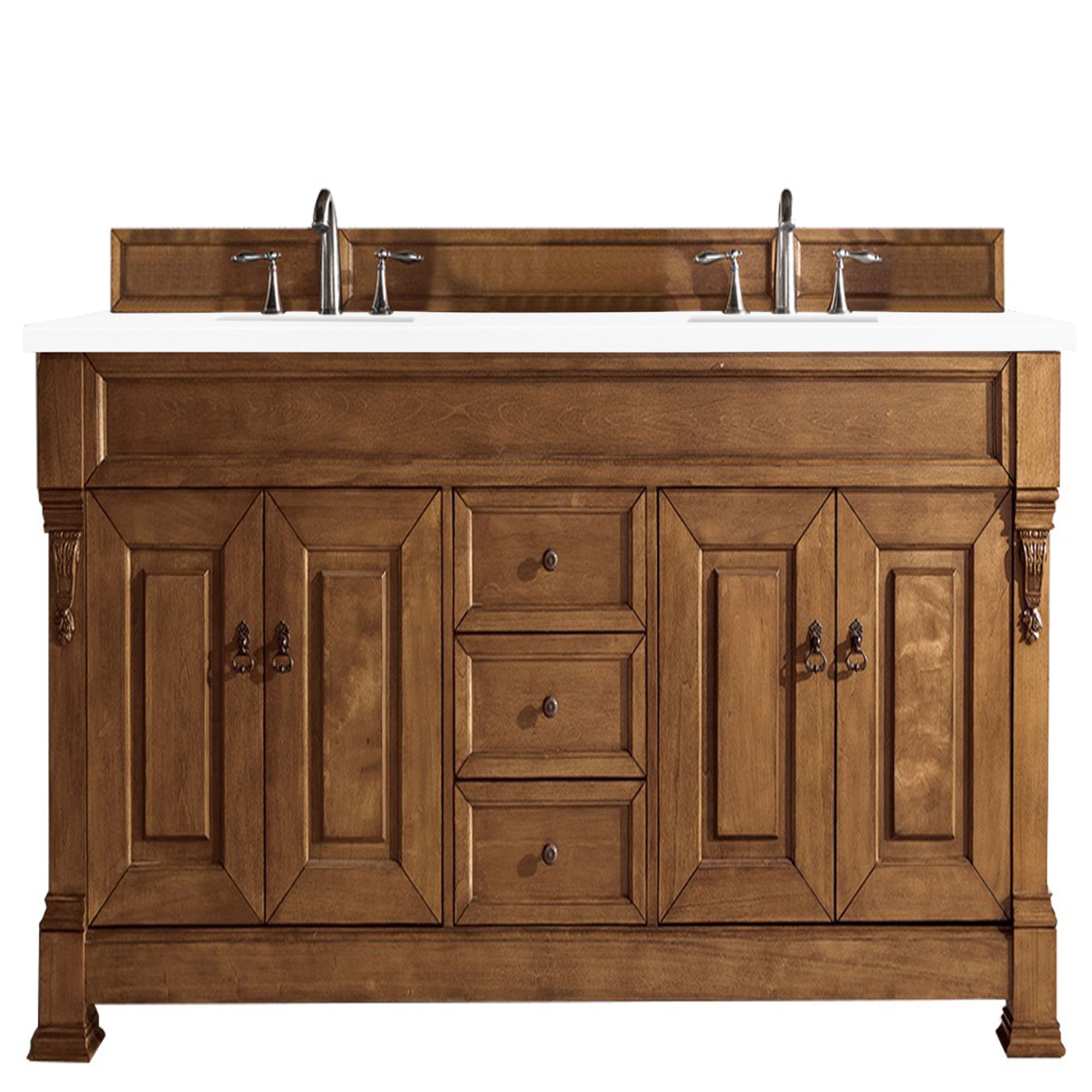 James Martin Vanities Brookfield 72" Double Vanity - Country Oak