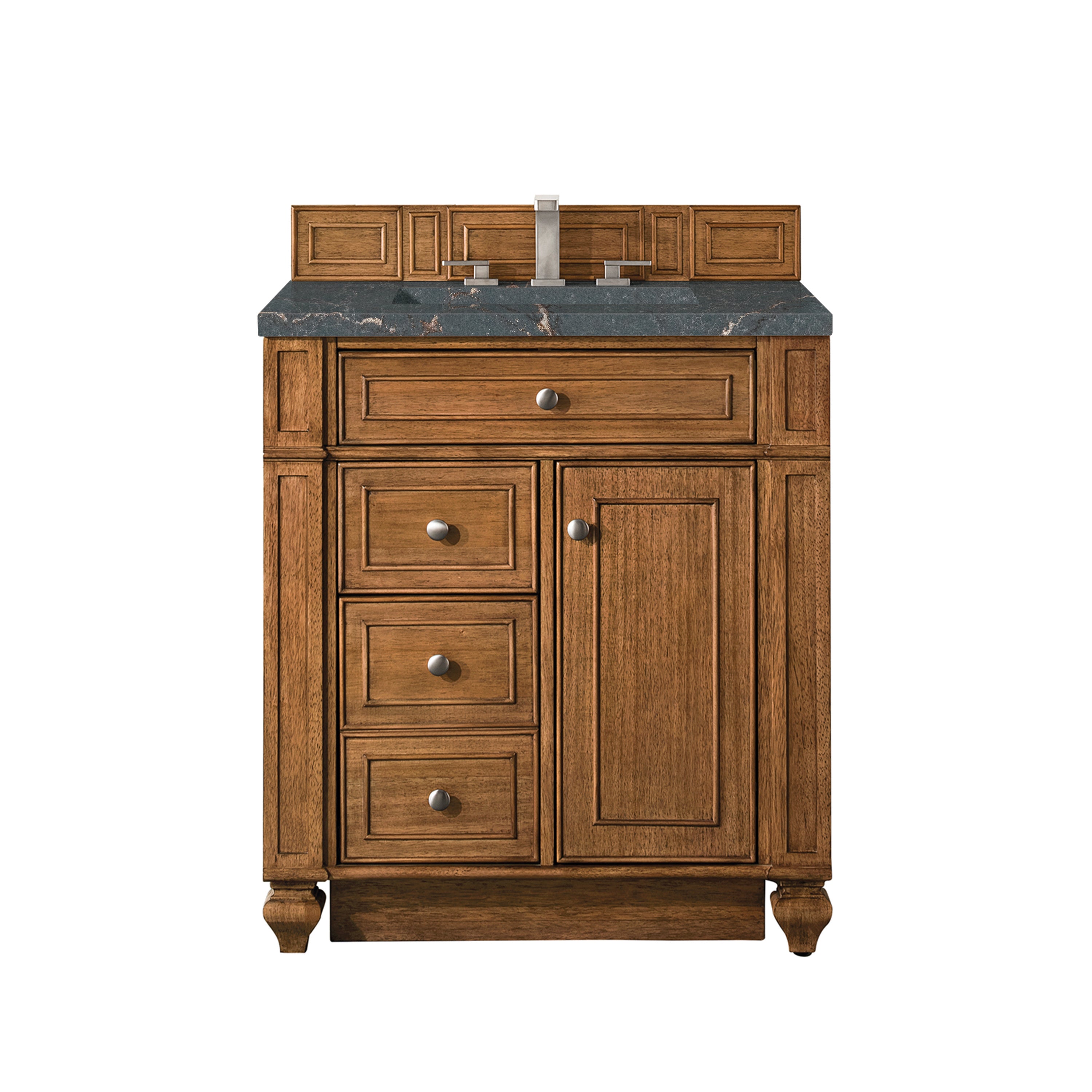 James Martin Vanities Bristol 30" Single Vanity - Saddle Brown