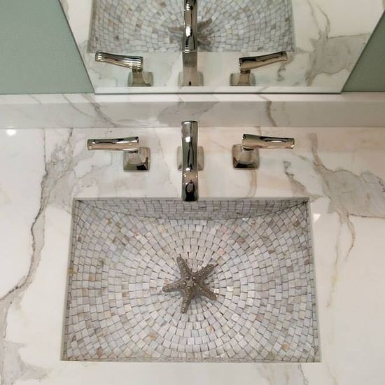 satin nickel sink