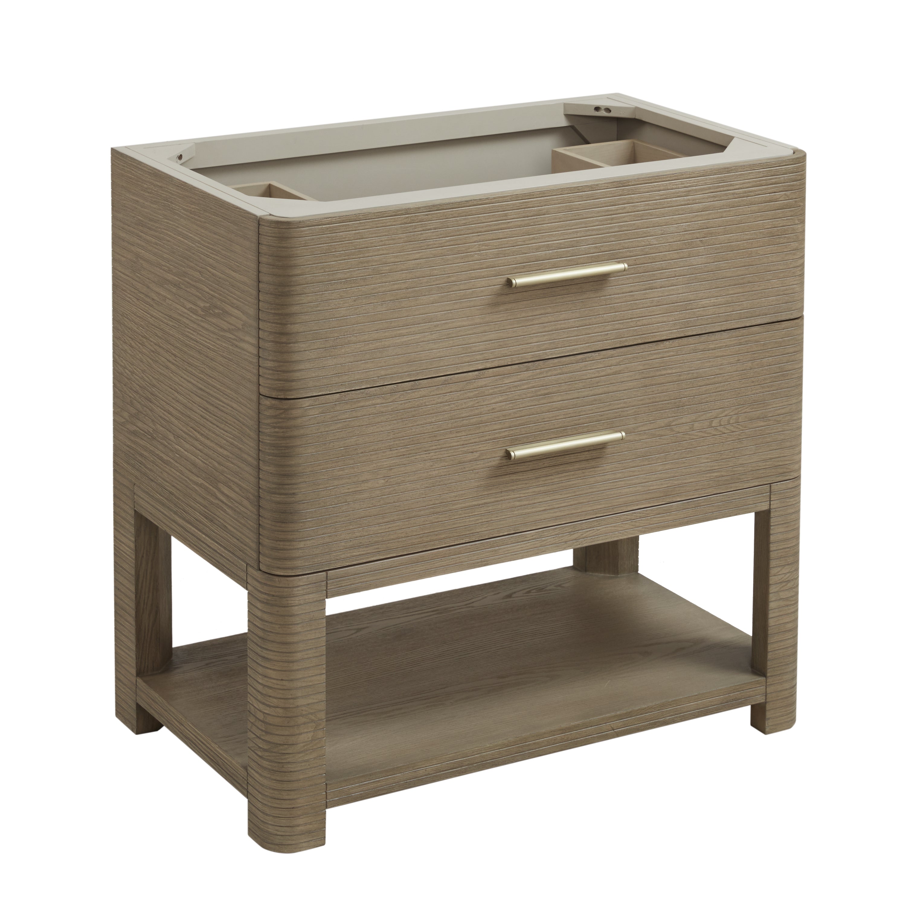 James Martin Vanities Lucian 36" Single Vanity - Pebble Oak