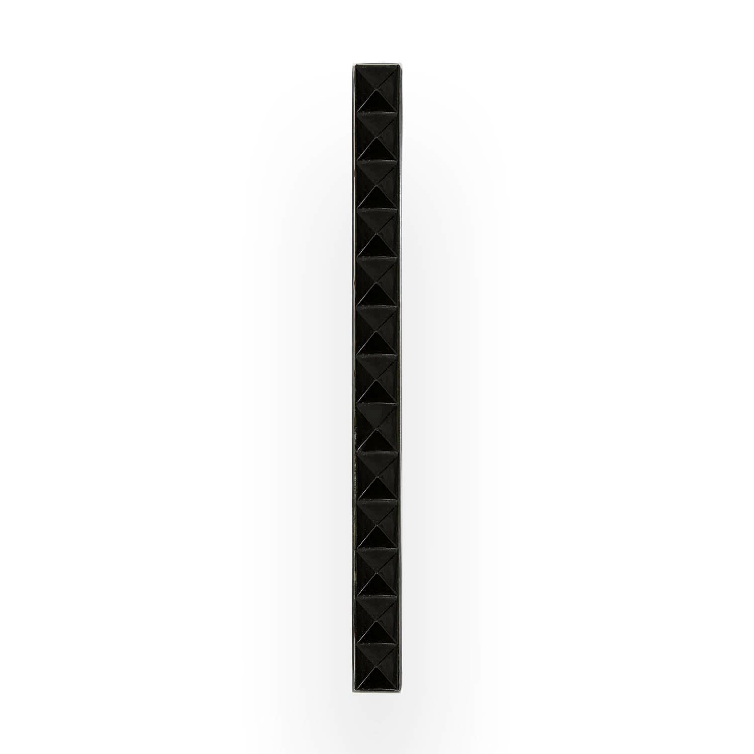 Linkasink 18" Artisan Glass Prism Hardware with Black Pyramid Glass