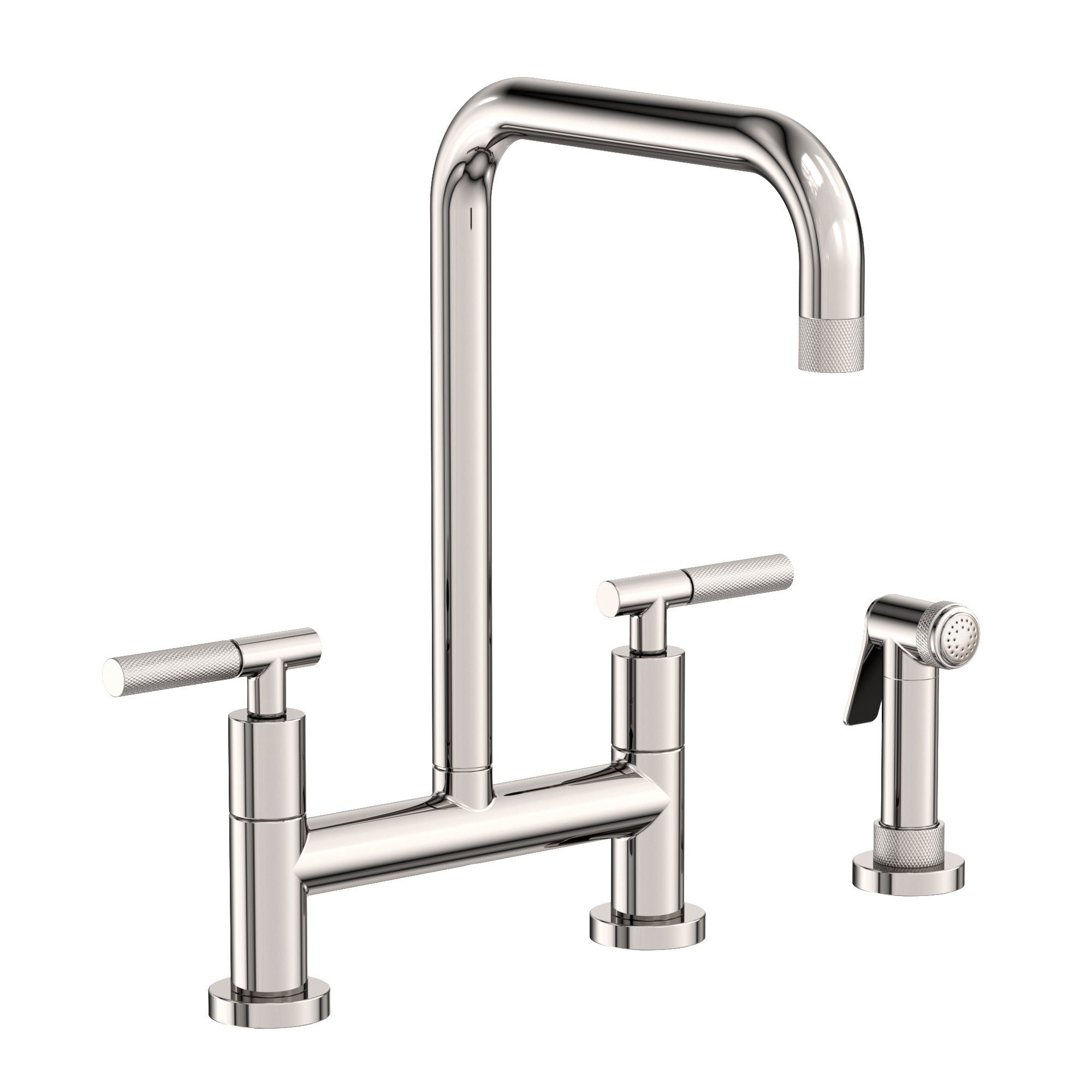 Newport Brass Muncy Kitchen Bridge Faucet with Side Spray
