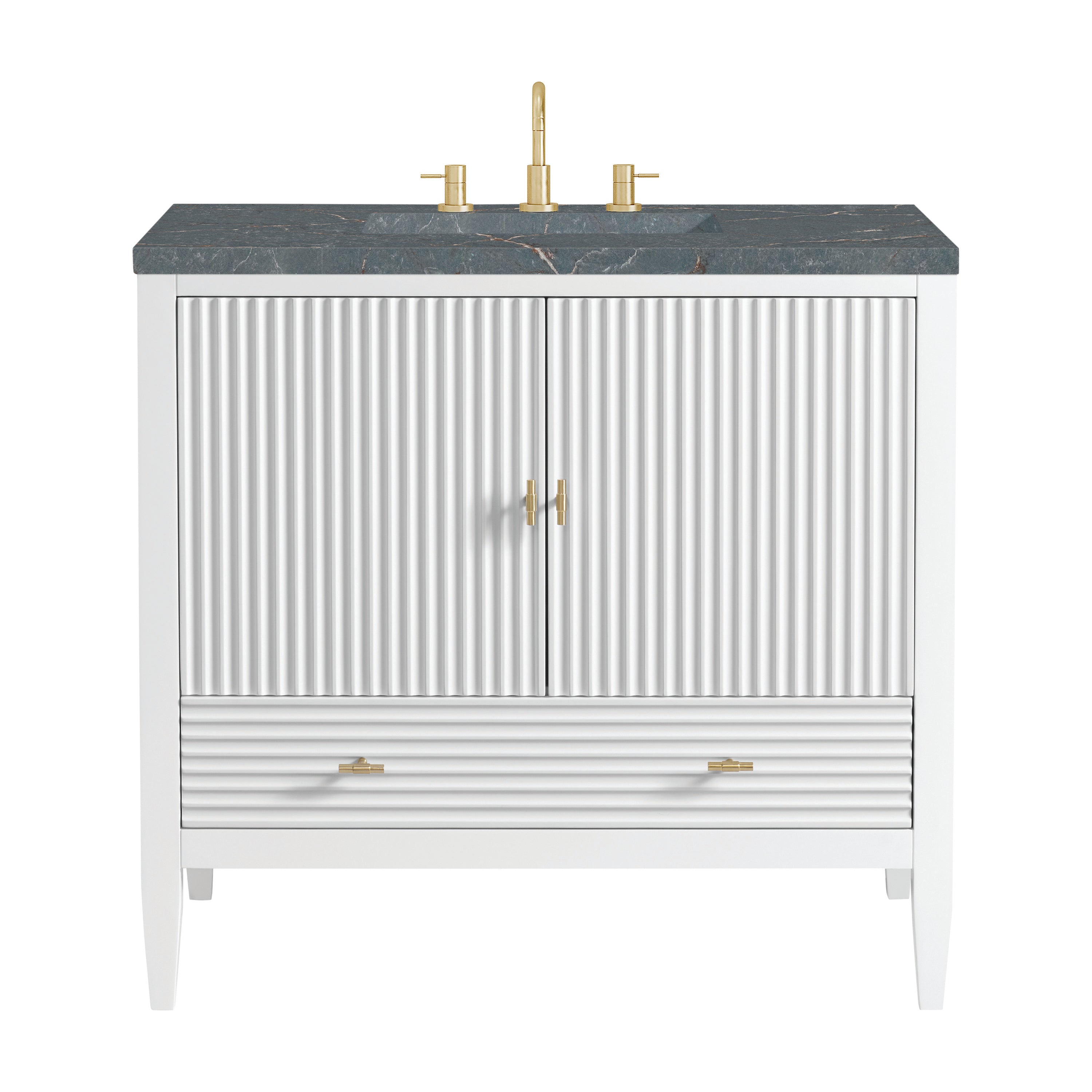 James Martin Vanities Myrrin 36" Vanity - Bright White