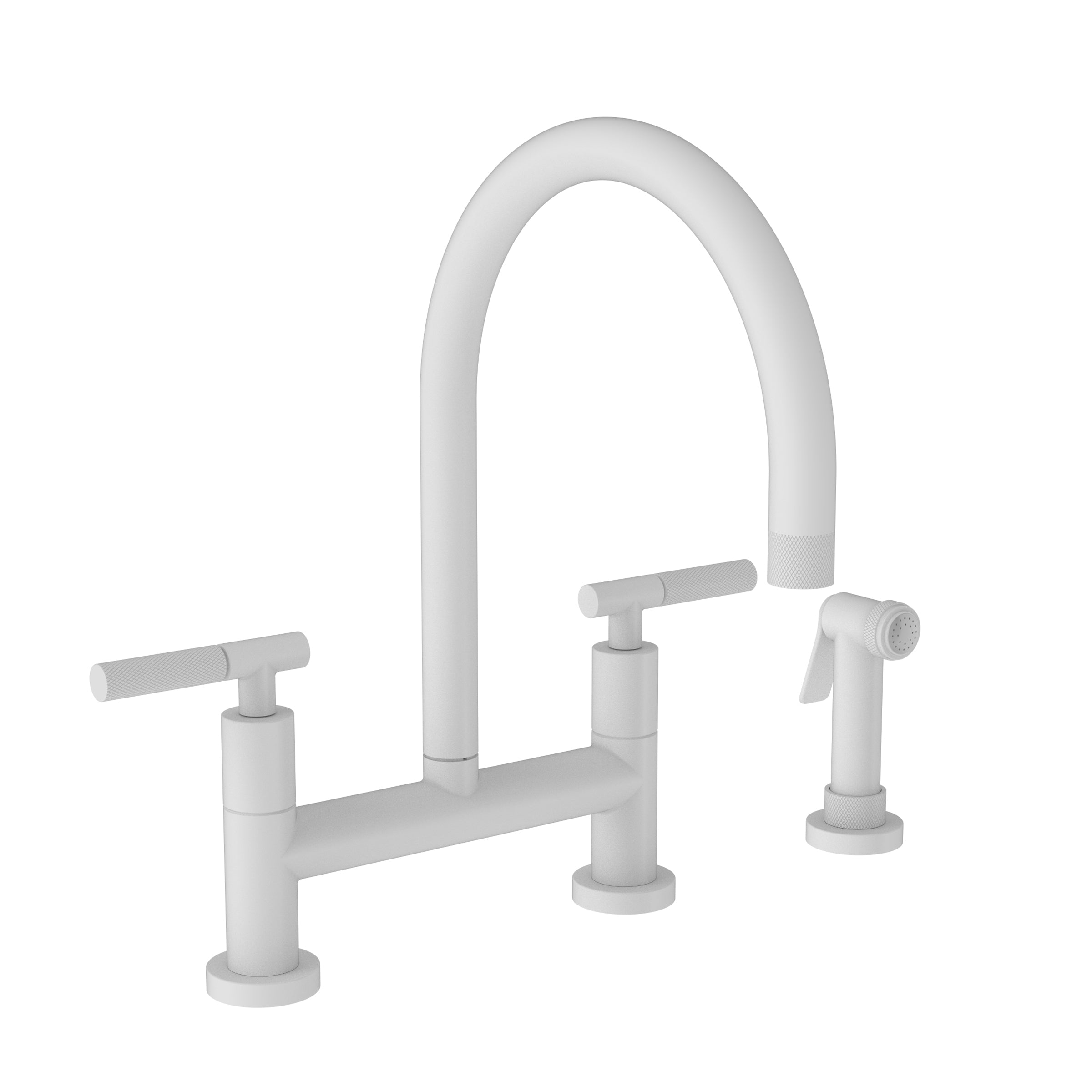 Newport Brass Muncy Kitchen Bridge Faucet with Side Spray