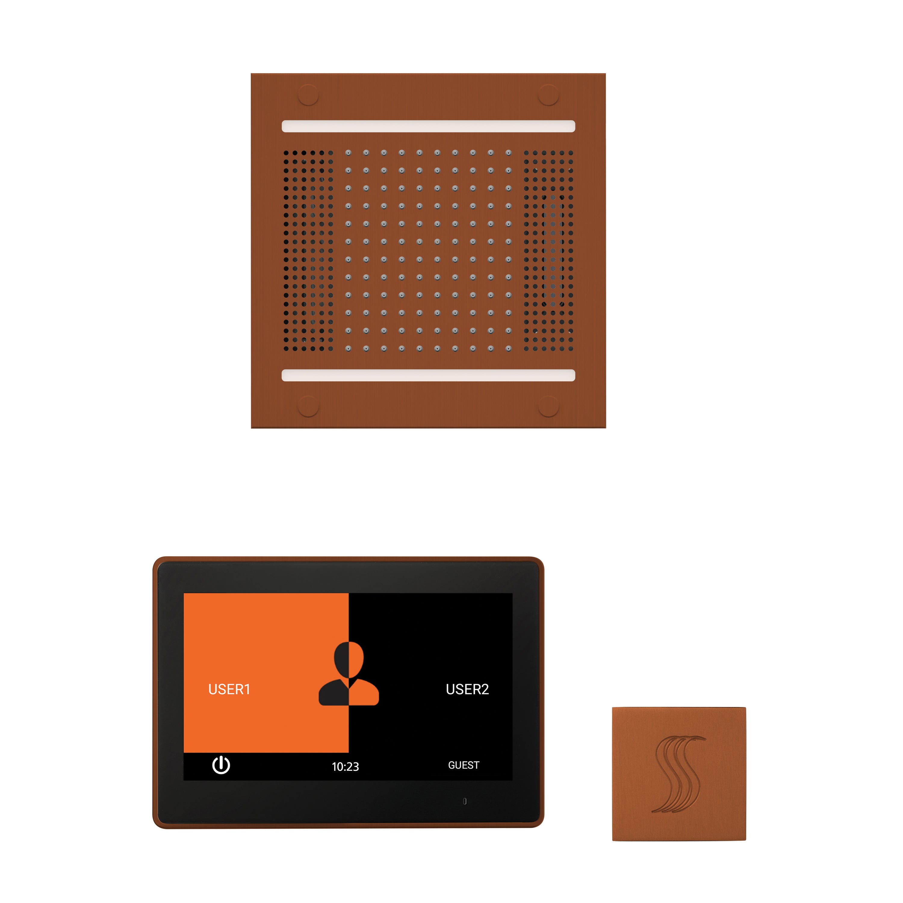 Thermasol The wellness Hydrovive14 Steam Package with 10" ThermaTouch Square