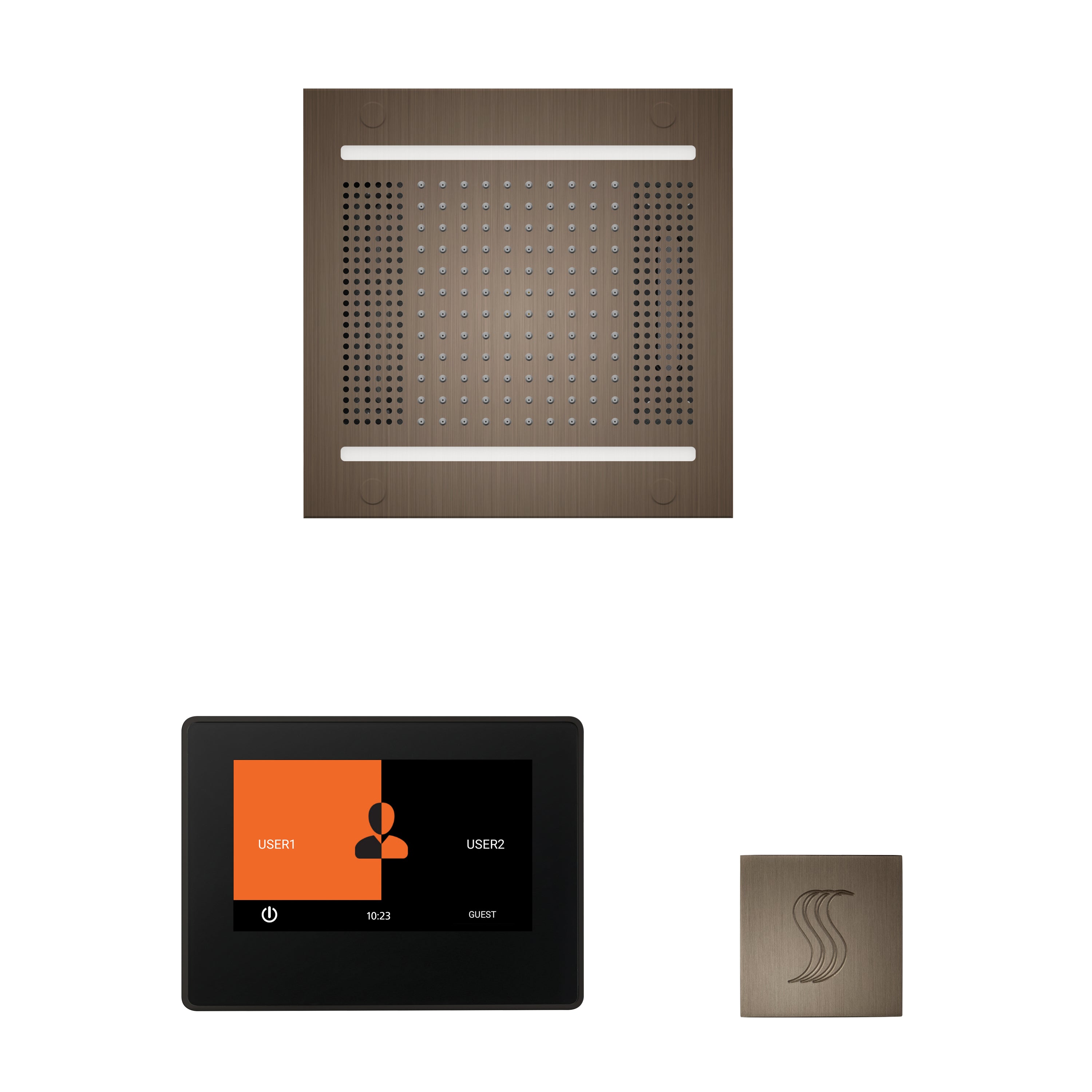 Thermasol The wellness Hydrovive14 Steam Package with 7" ThermaTouch Square