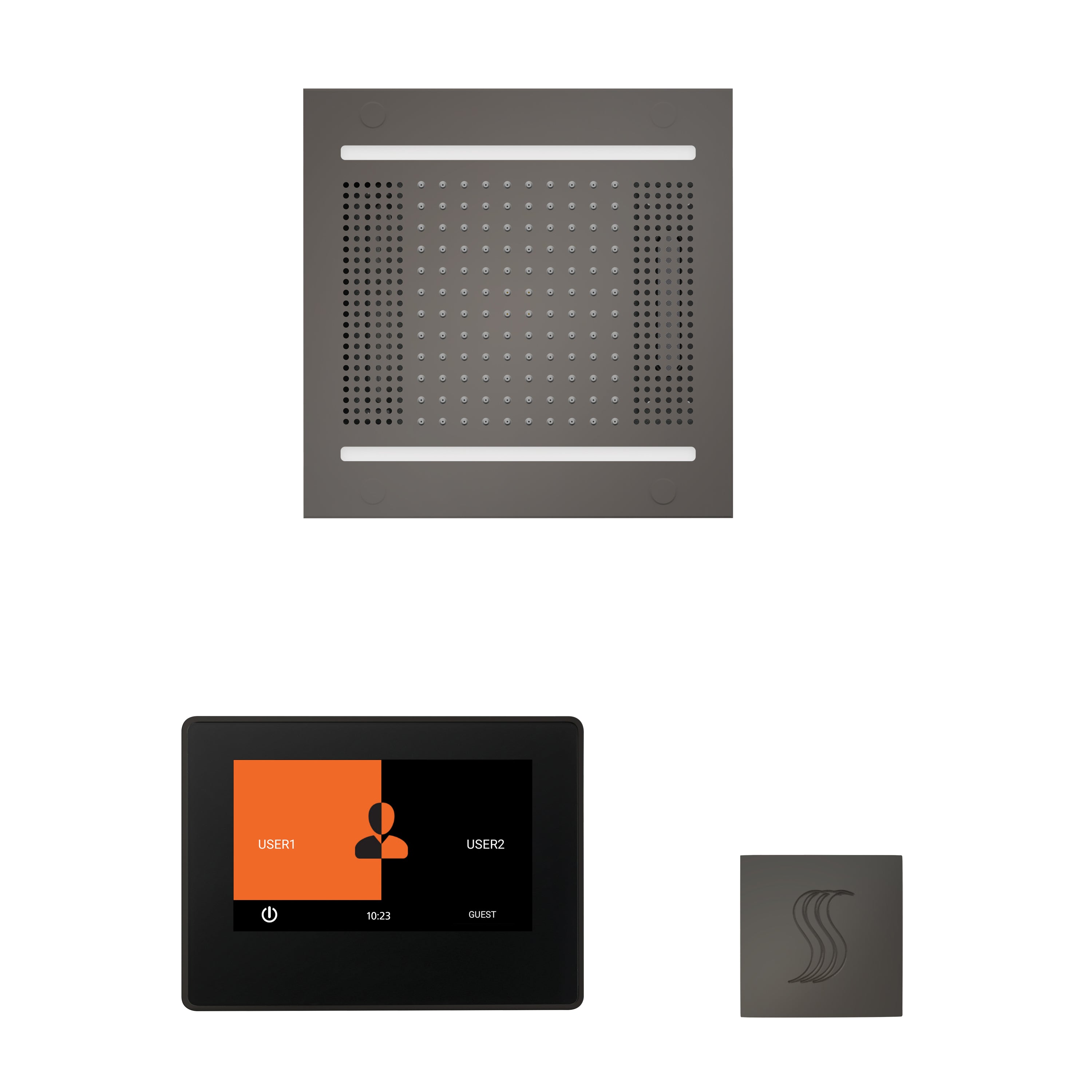 Thermasol The wellness Hydrovive14 Steam Package with 7" ThermaTouch Square