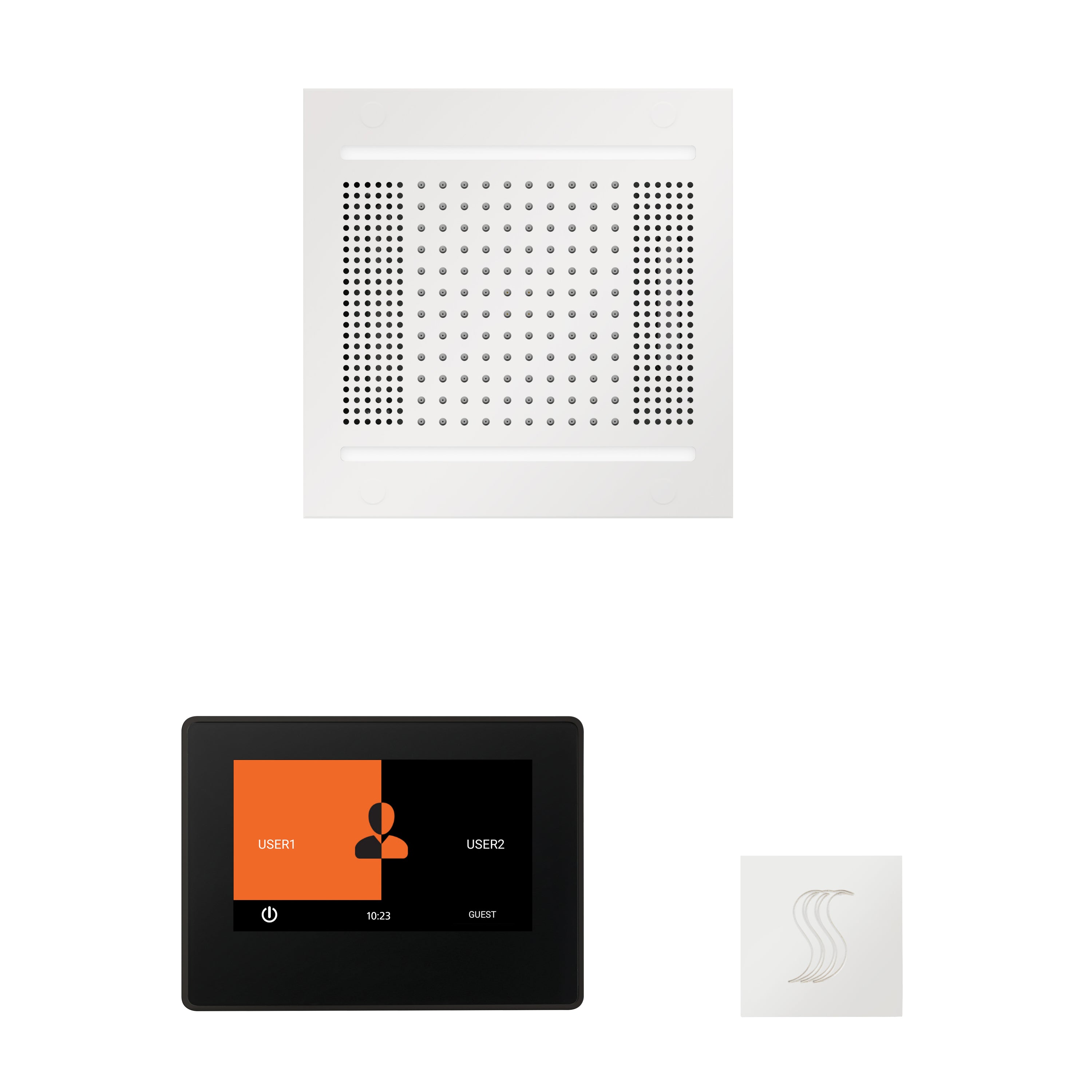 Thermasol The wellness Hydrovive14 Steam Package with 7" ThermaTouch Square
