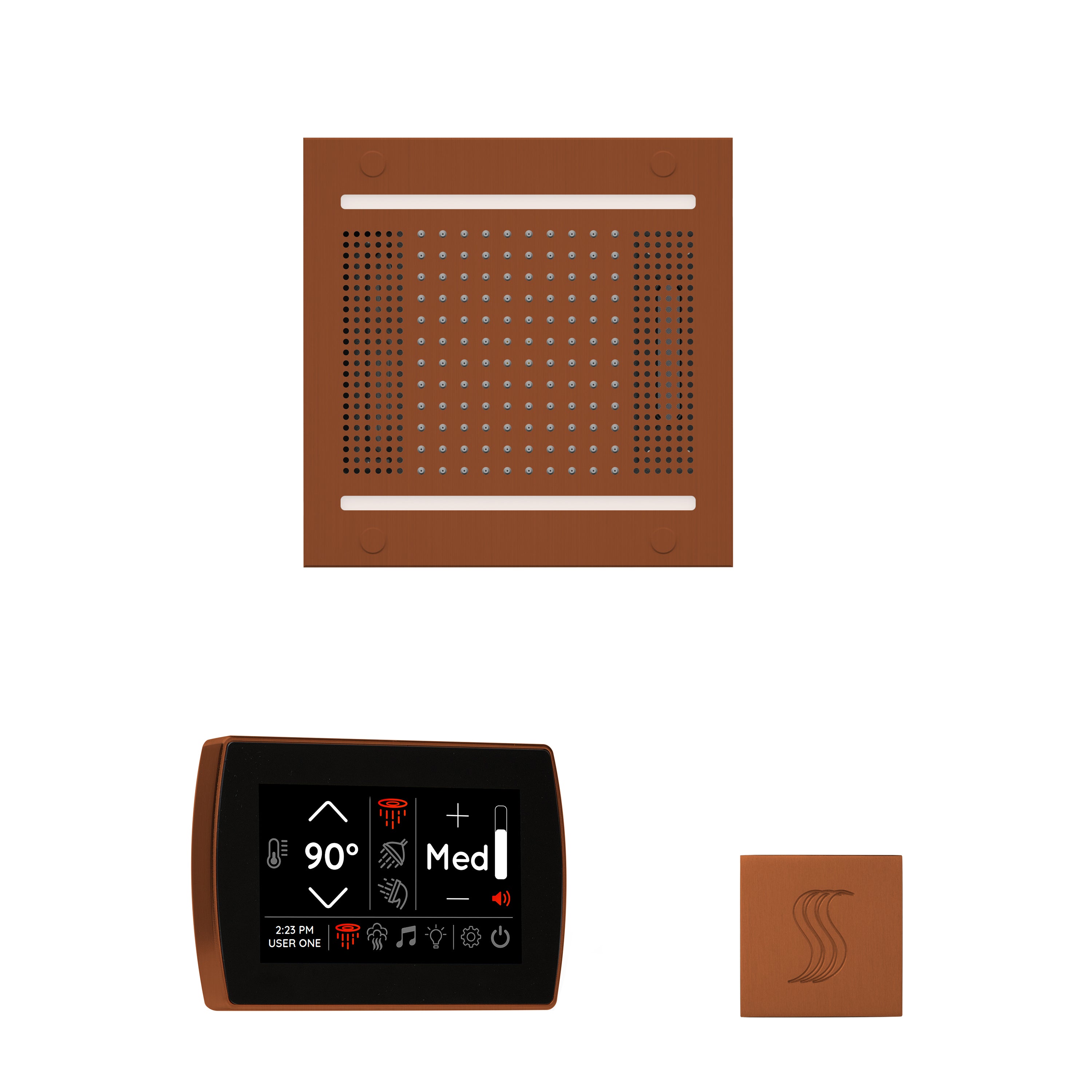Thermasol The wellness Hydrovive14 Steam Package with SignaTouch Square