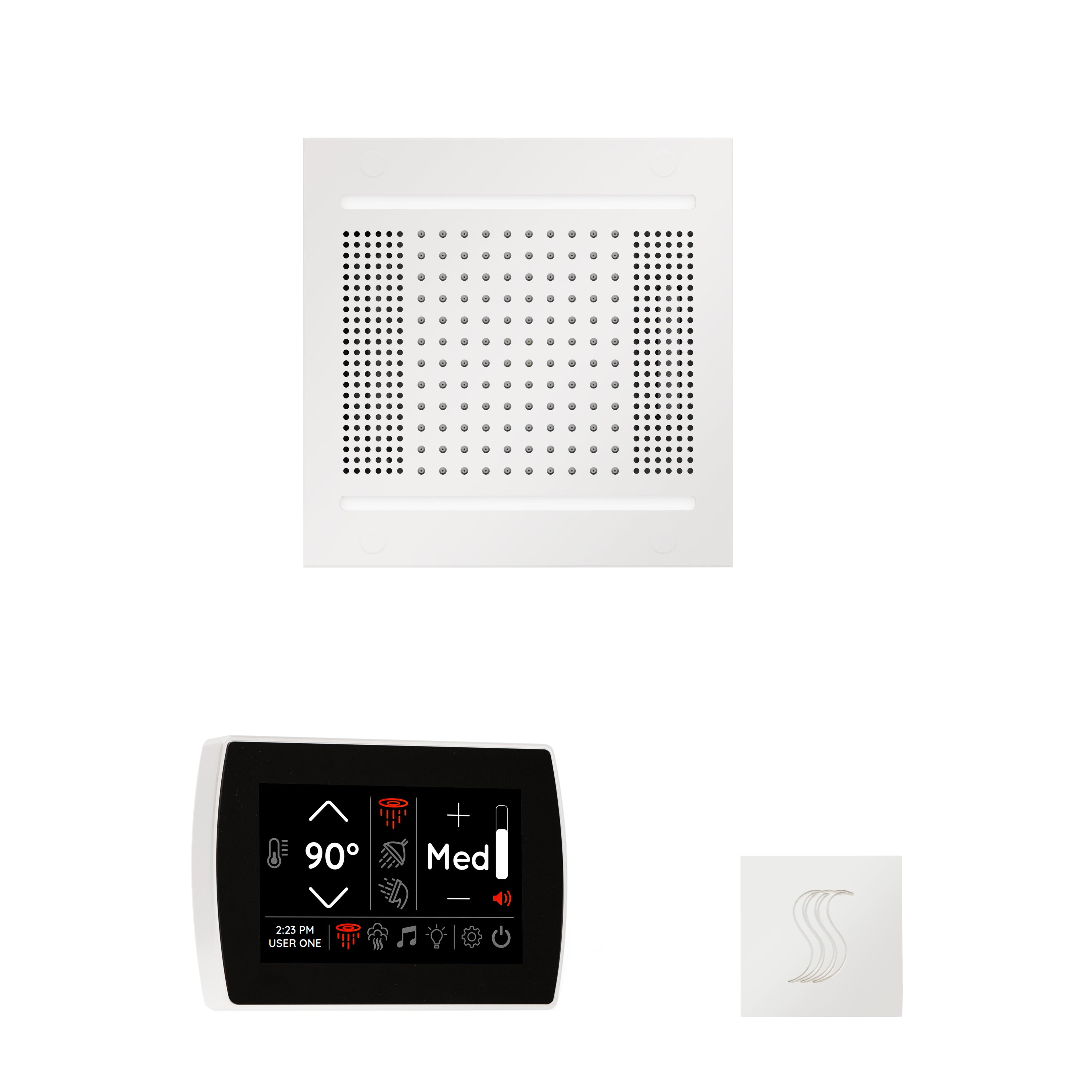 Thermasol The wellness Hydrovive14 Steam Package with SignaTouch Square